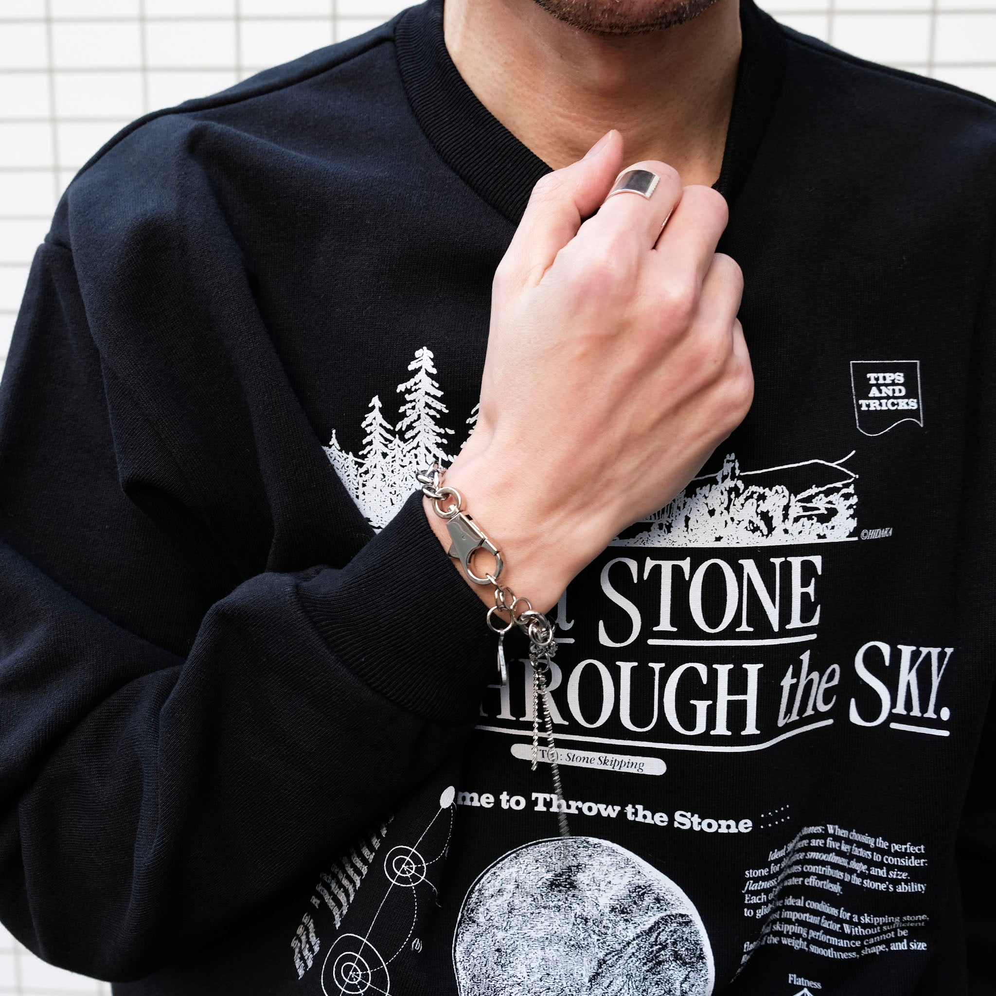 HIDAKA "BROKEN MIÇANGA BRACELET" パンクミサンガ ブレスレット キーチェーン