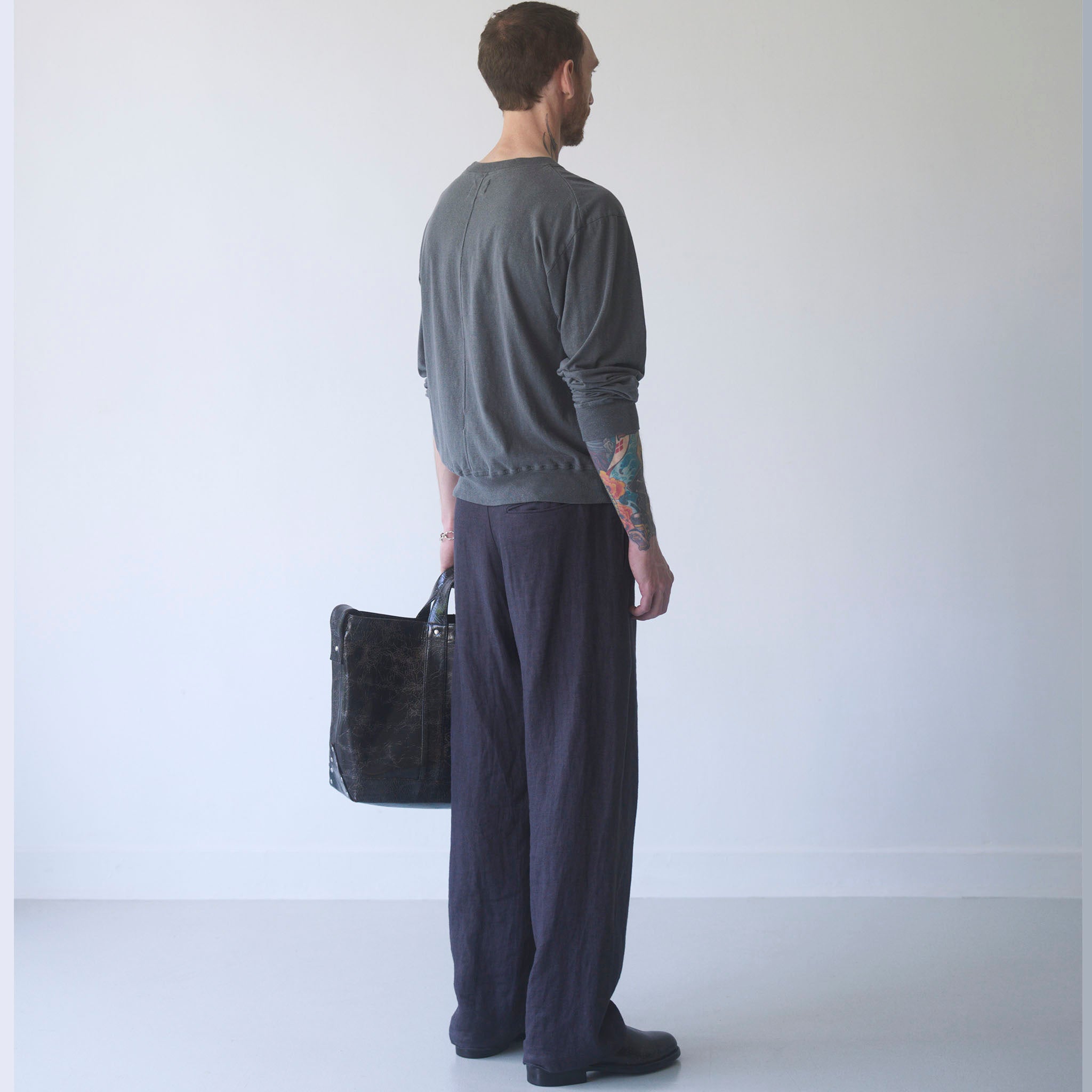 call "CALL-SYSTEM BAG" クラックレザー ビッグ ツールバッグ