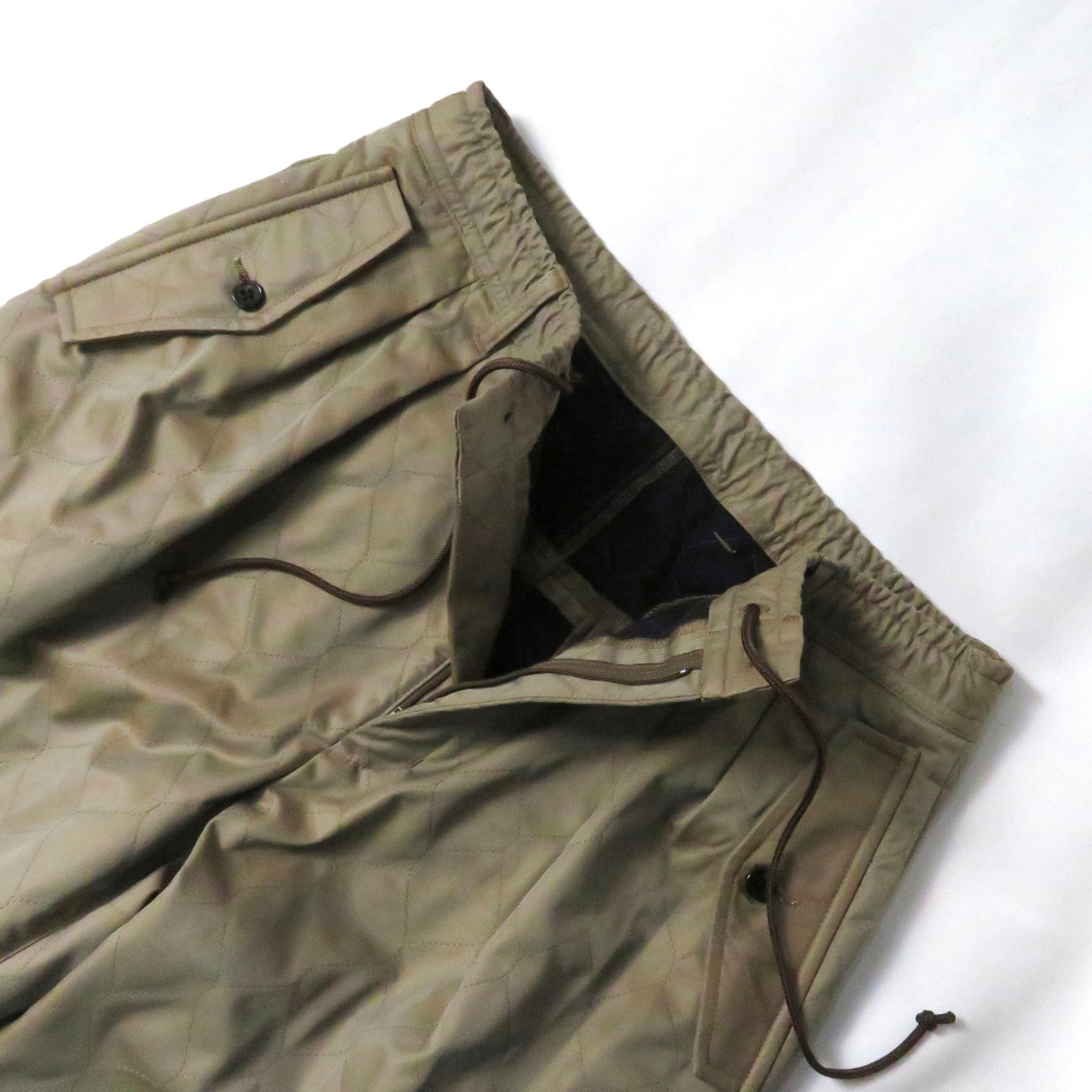 tieorNOT "BEETLE QUILTED EASY TROUSERS"