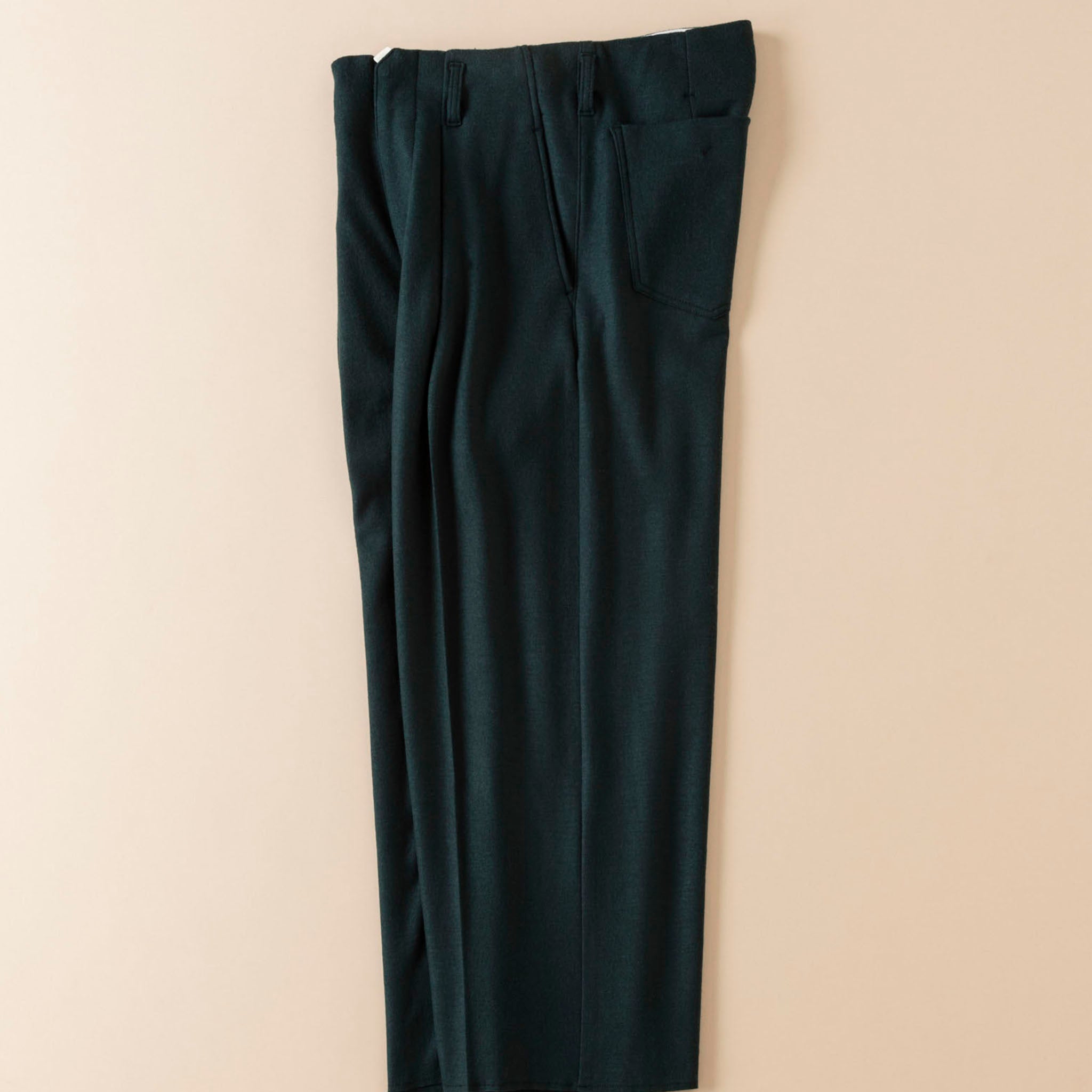SABY "TUCK BAGGY -LAMB'S WOOL JERSEY-"