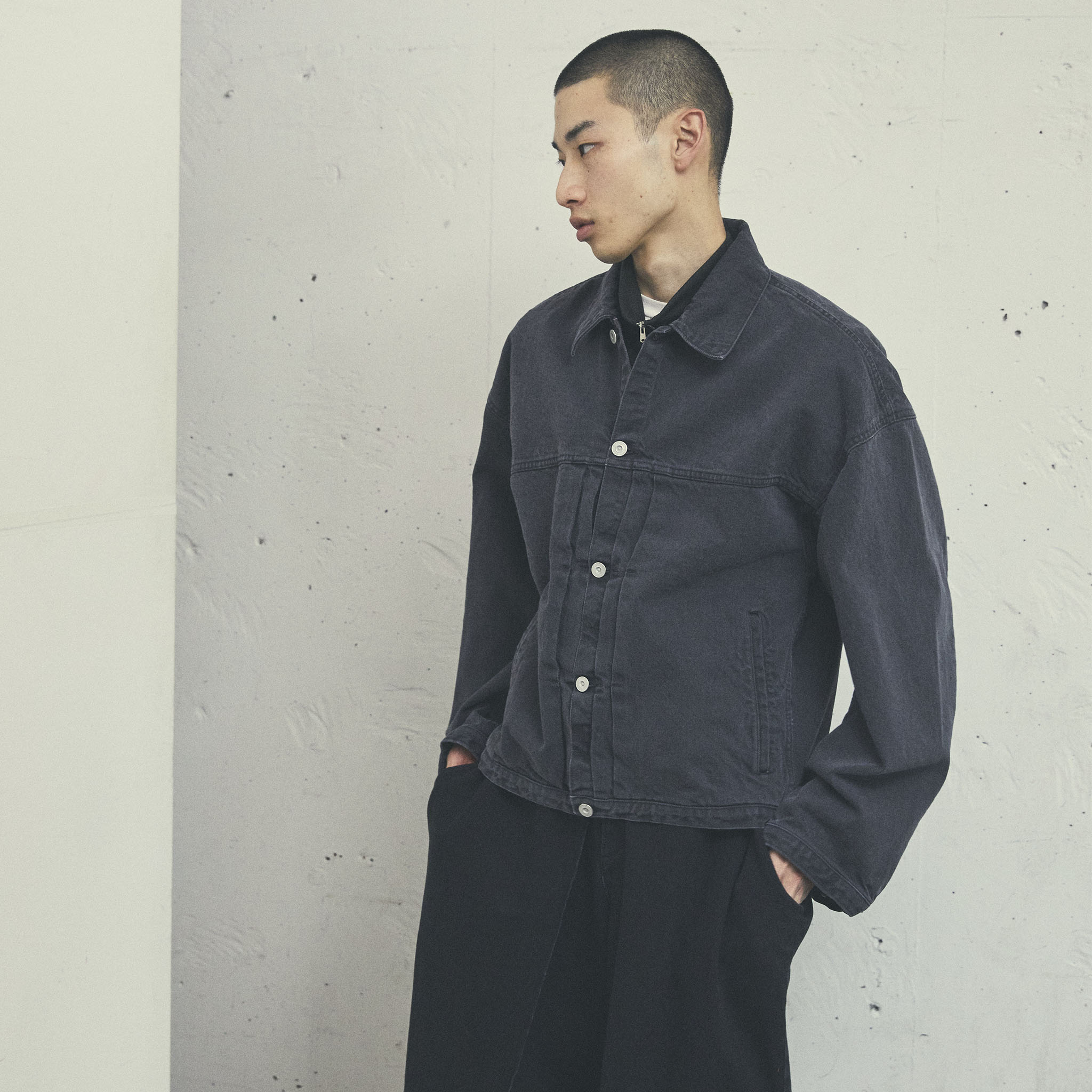 KURO "DENSE VINTAGE" ヴィンテージ ブラックデニム ジャケット