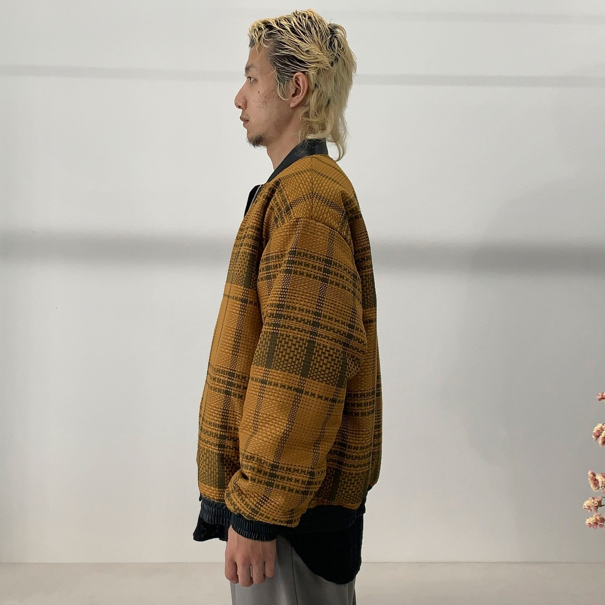 KIMMY "PLAID BOMBER" パディング ボンバージャケット