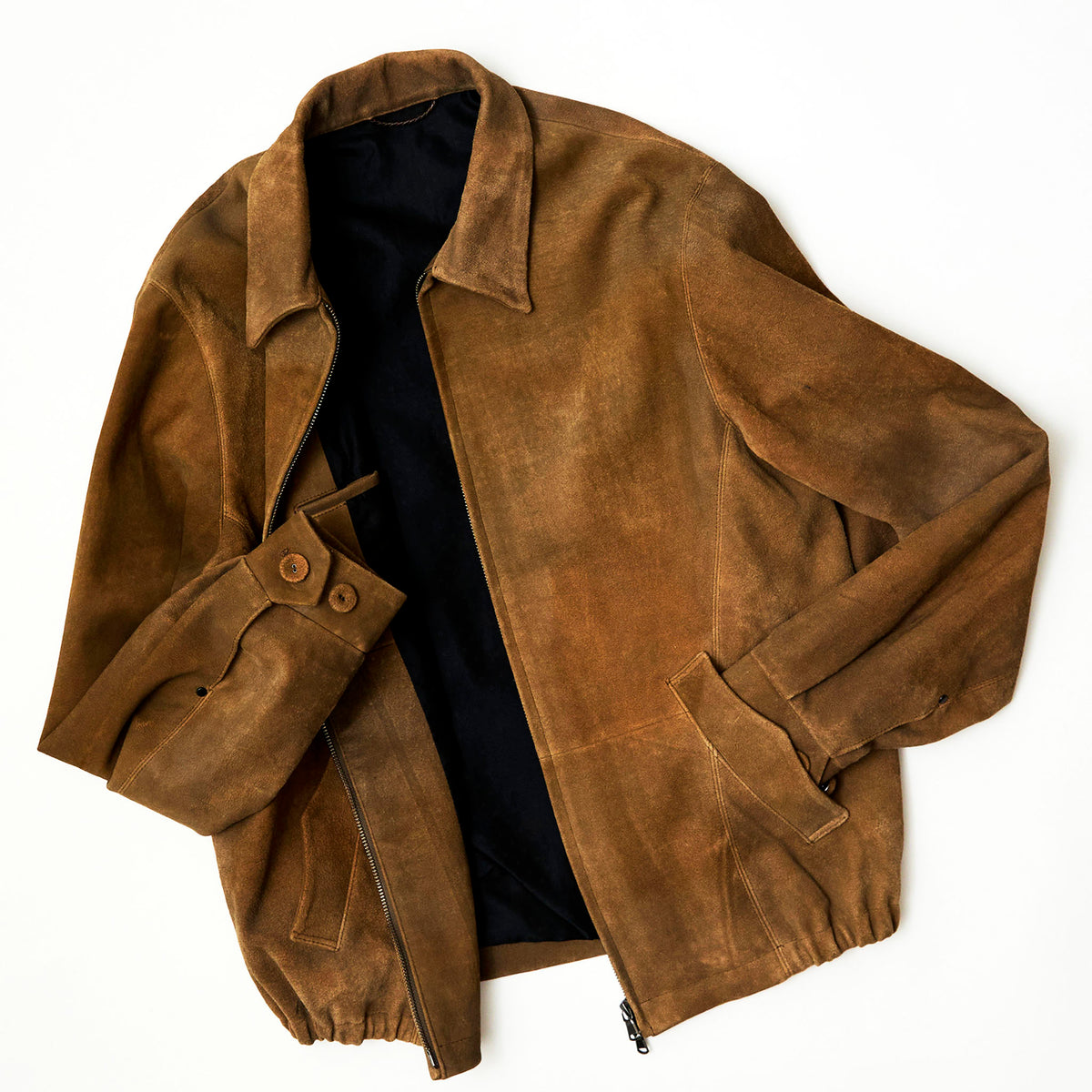 SABY(サバイ)/ BOY SCOUT GOAT LEATHER BLOUSON ボーイスカウト ゴートスウェード ブルゾン