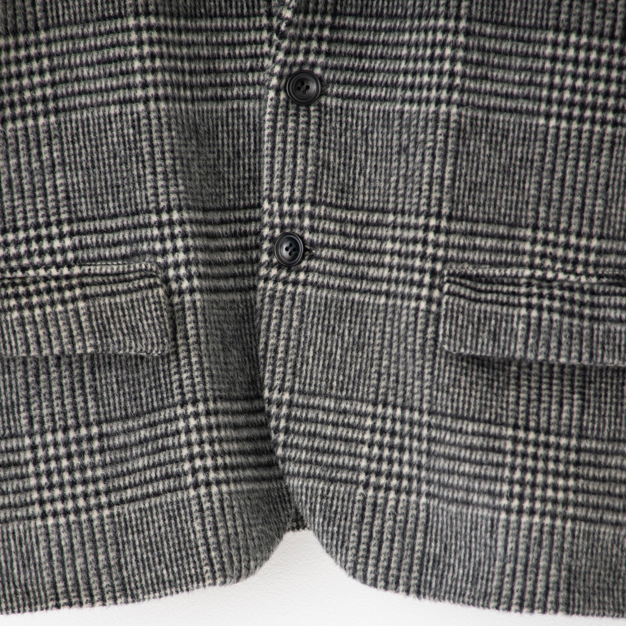 RYU "glen plaid 2B jacket" グレンチェック アンゴラウール テーラードジャケット