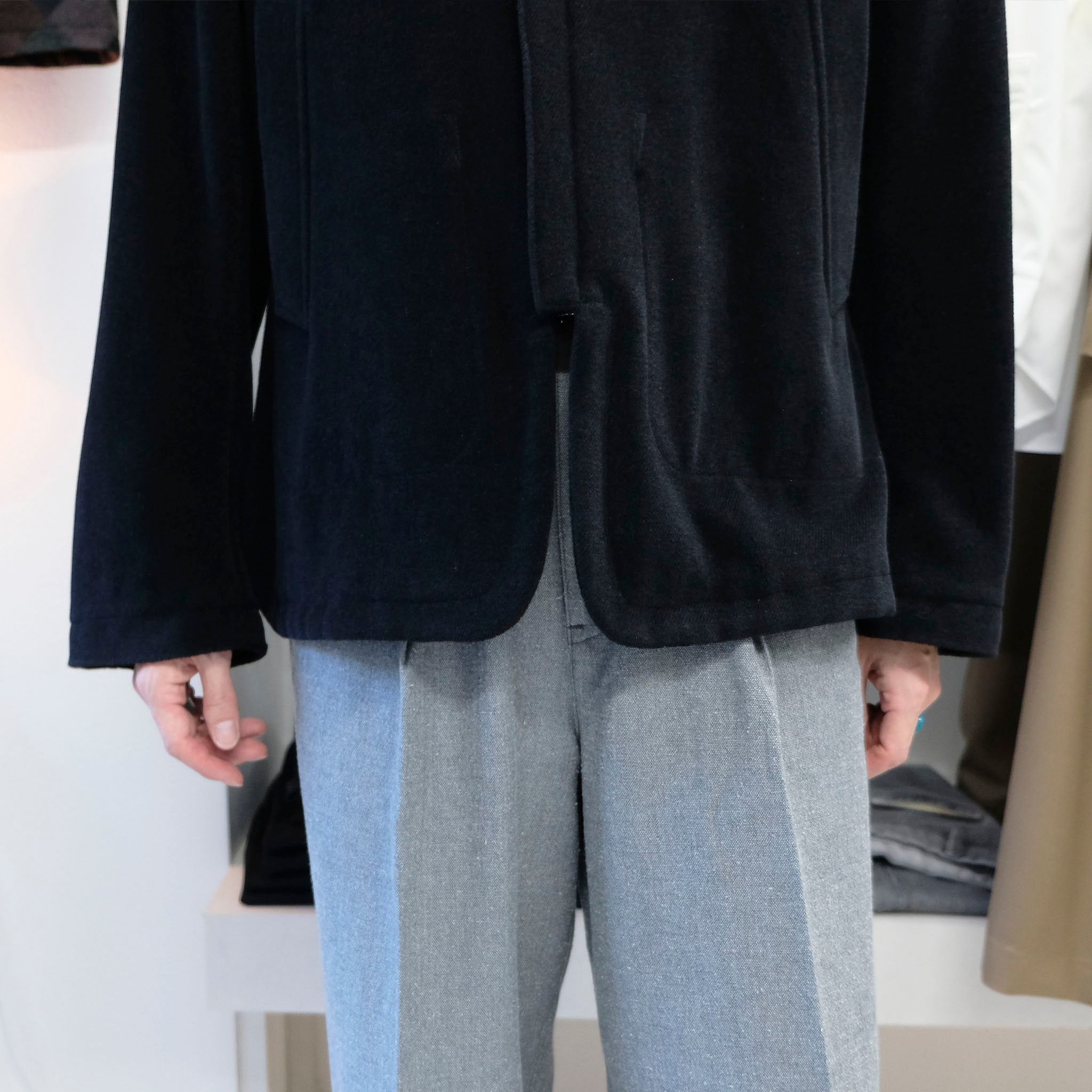 call "MELTON ZIPUP SHORT COAT" ベルベットメルトン ジップジャケット