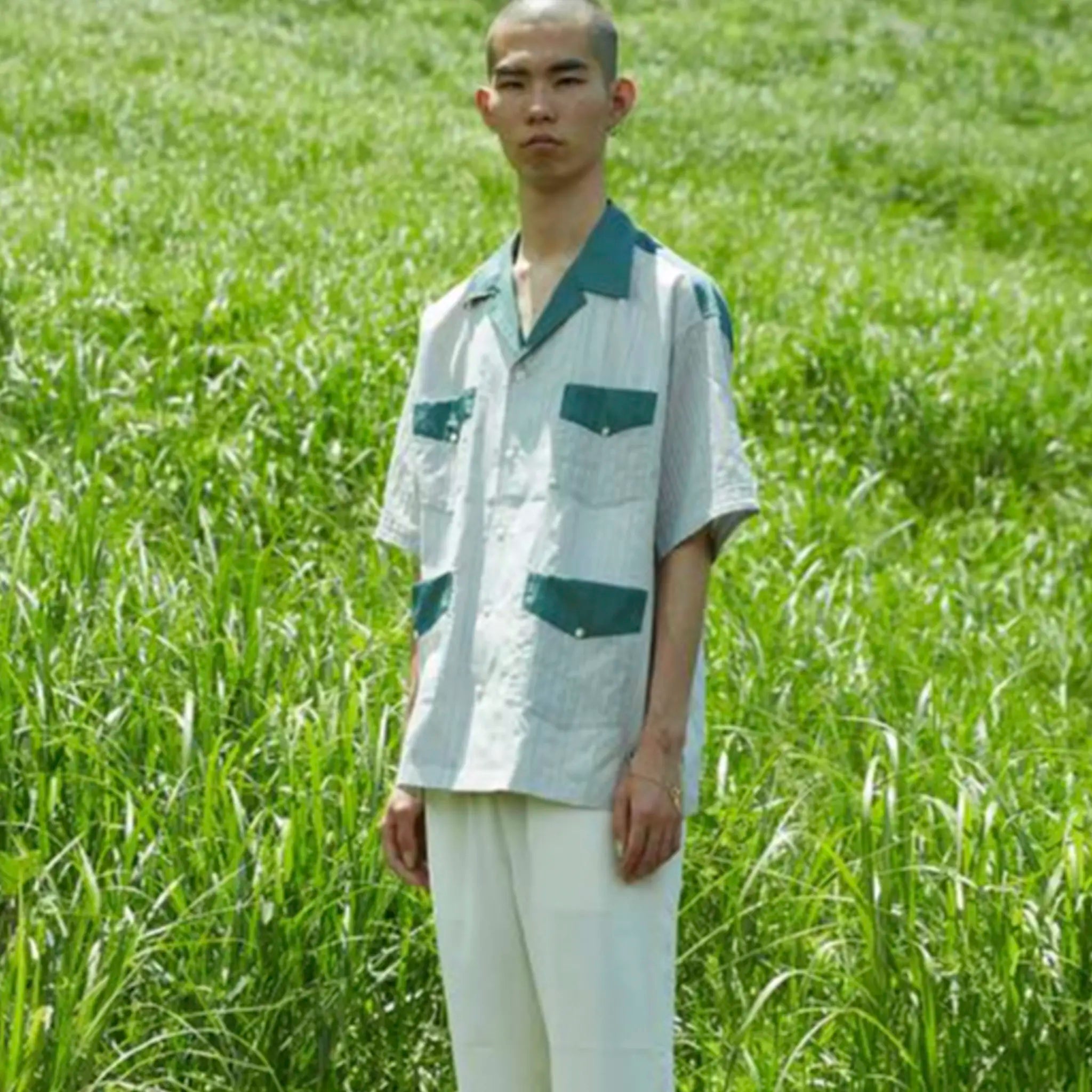 KIMMY "LENO CLOTH CUBAN SS SHIRT "