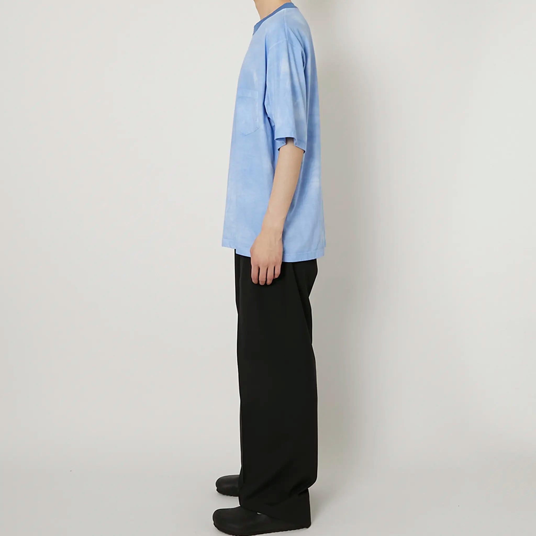 PRODUCT TWELVE "UNEVEN DYED CREWNECK T-SHIRT"