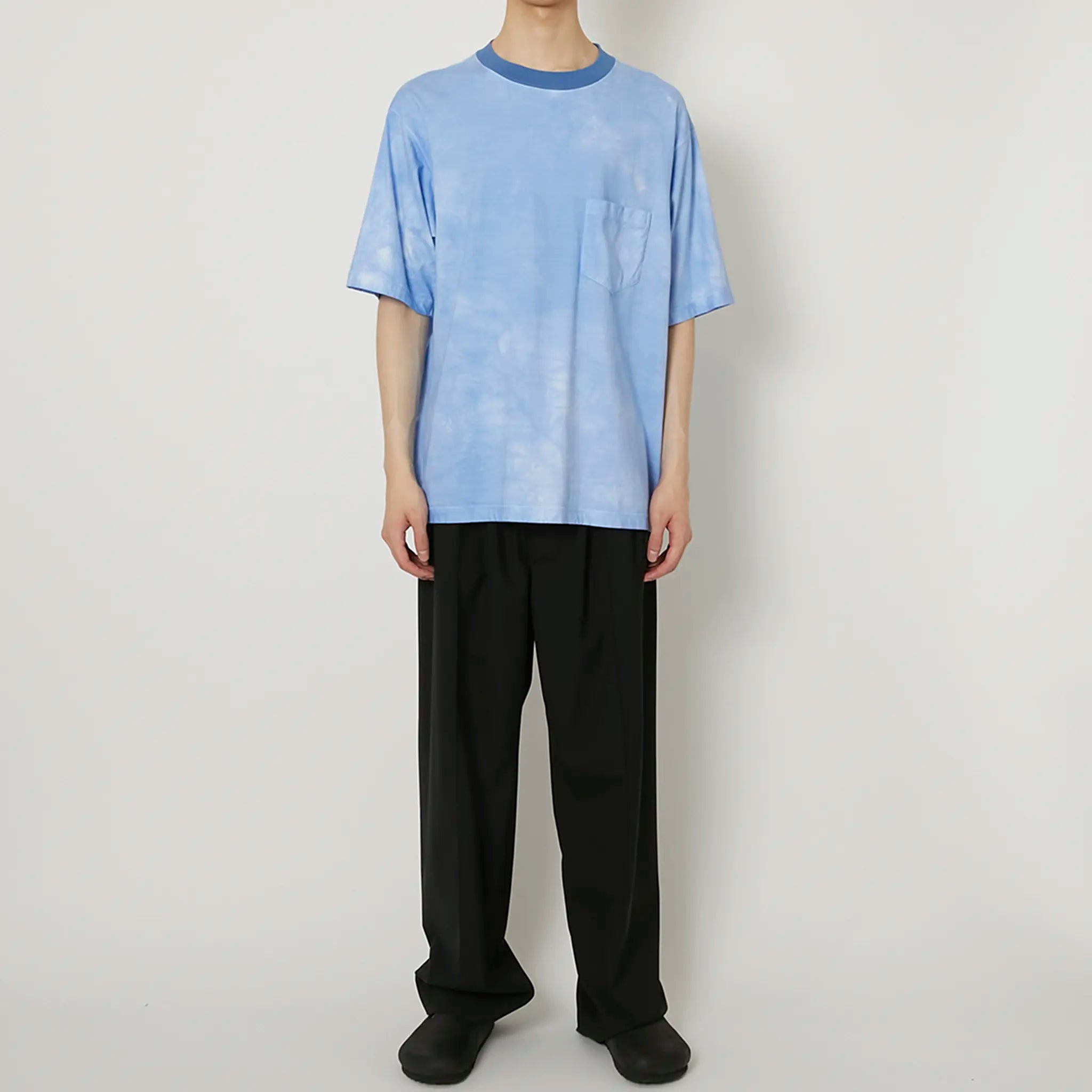 PRODUCT TWELVE "UNEVEN DYED CREWNECK T-SHIRT"