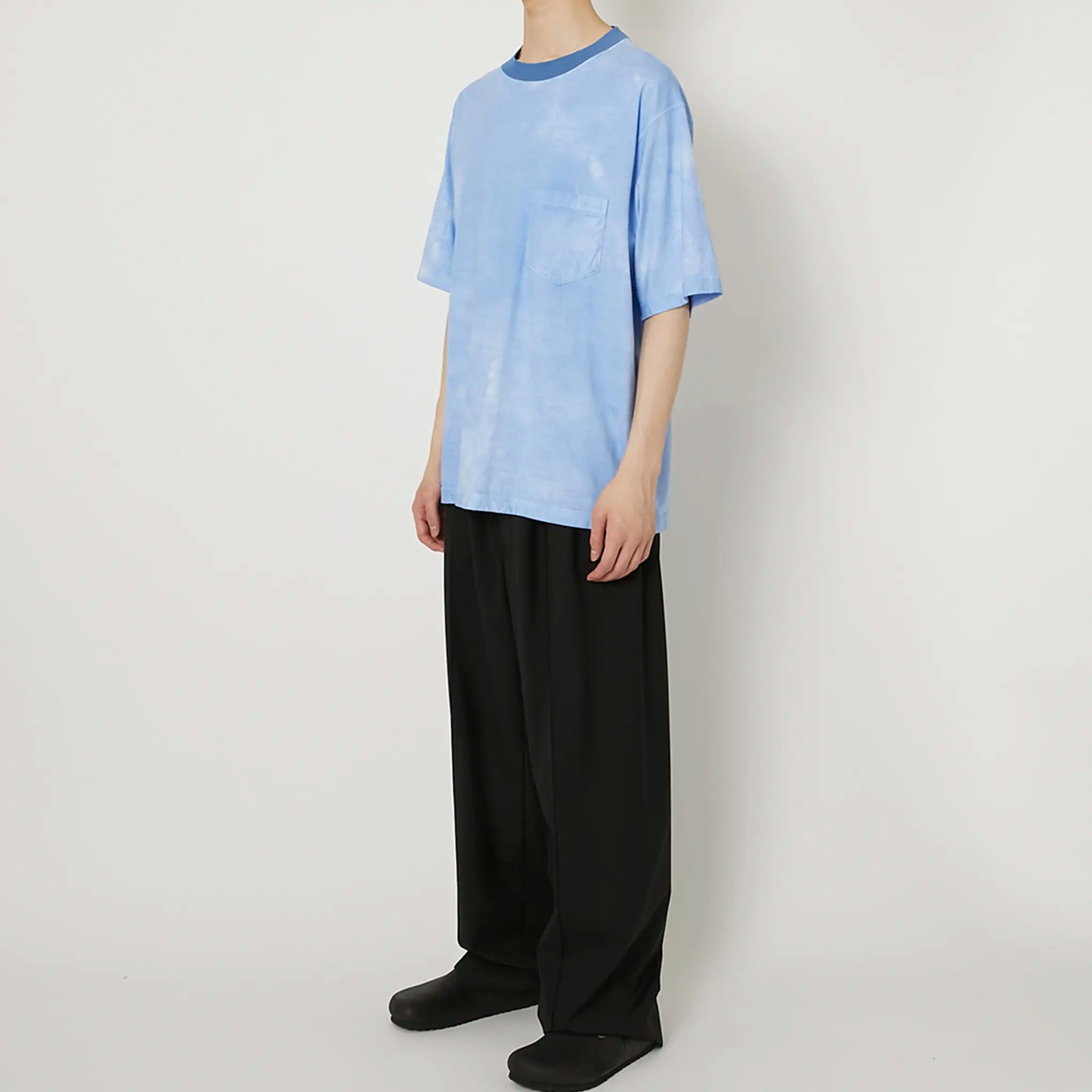 PRODUCT TWELVE "UNEVEN DYED CREWNECK T-SHIRT"