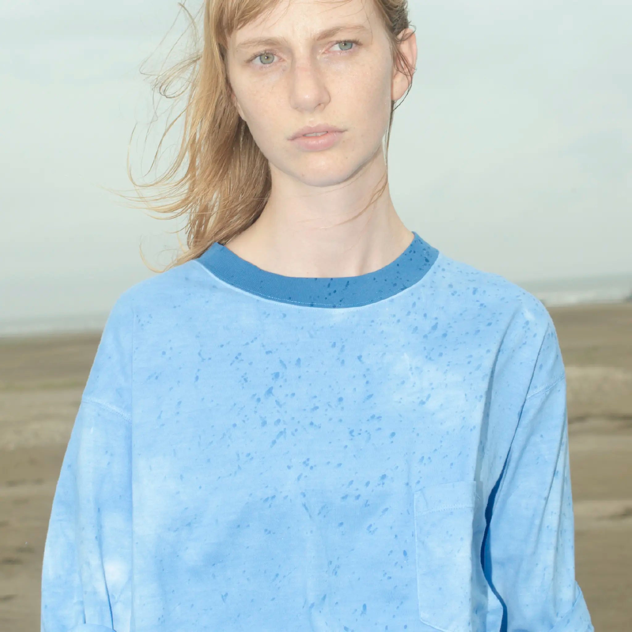PRODUCT TWELVE "UNEVEN DYED CREWNECK T-SHIRT"