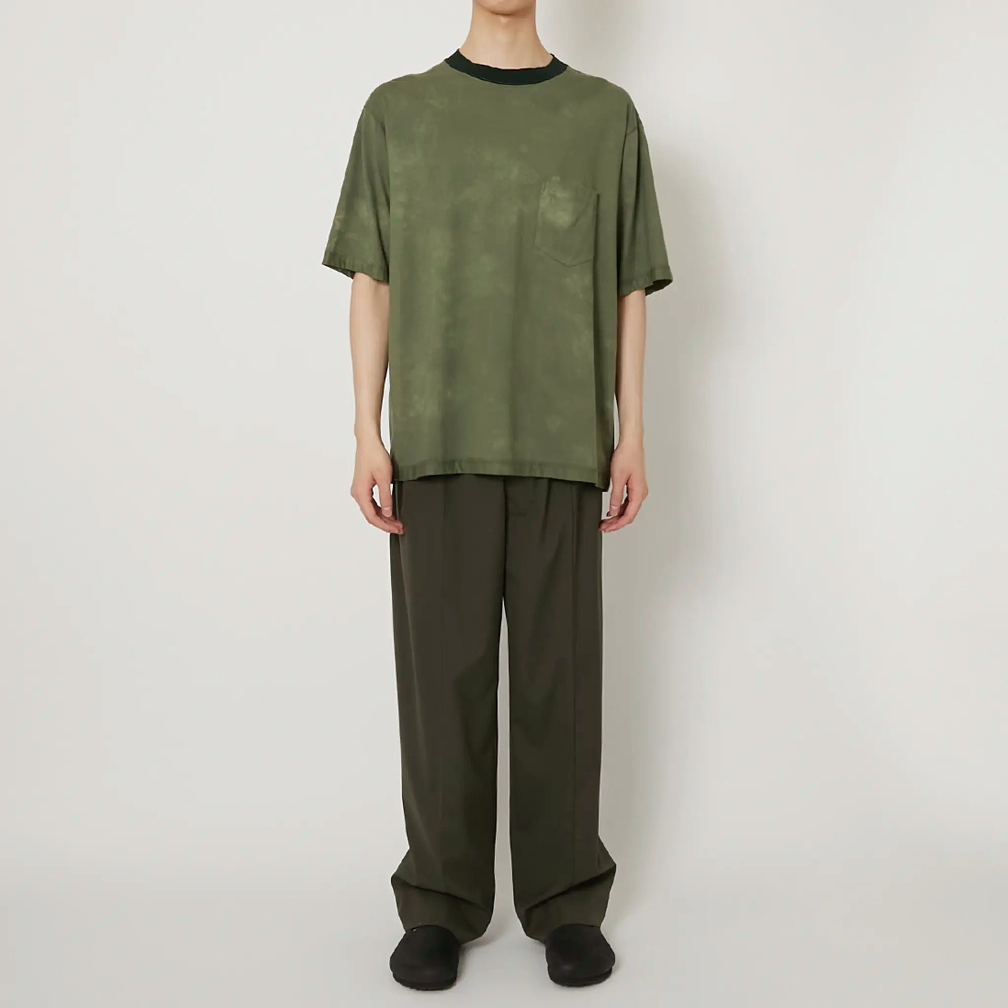 PRODUCT TWELVE "UNEVEN DYED CREWNECK T-SHIRT"