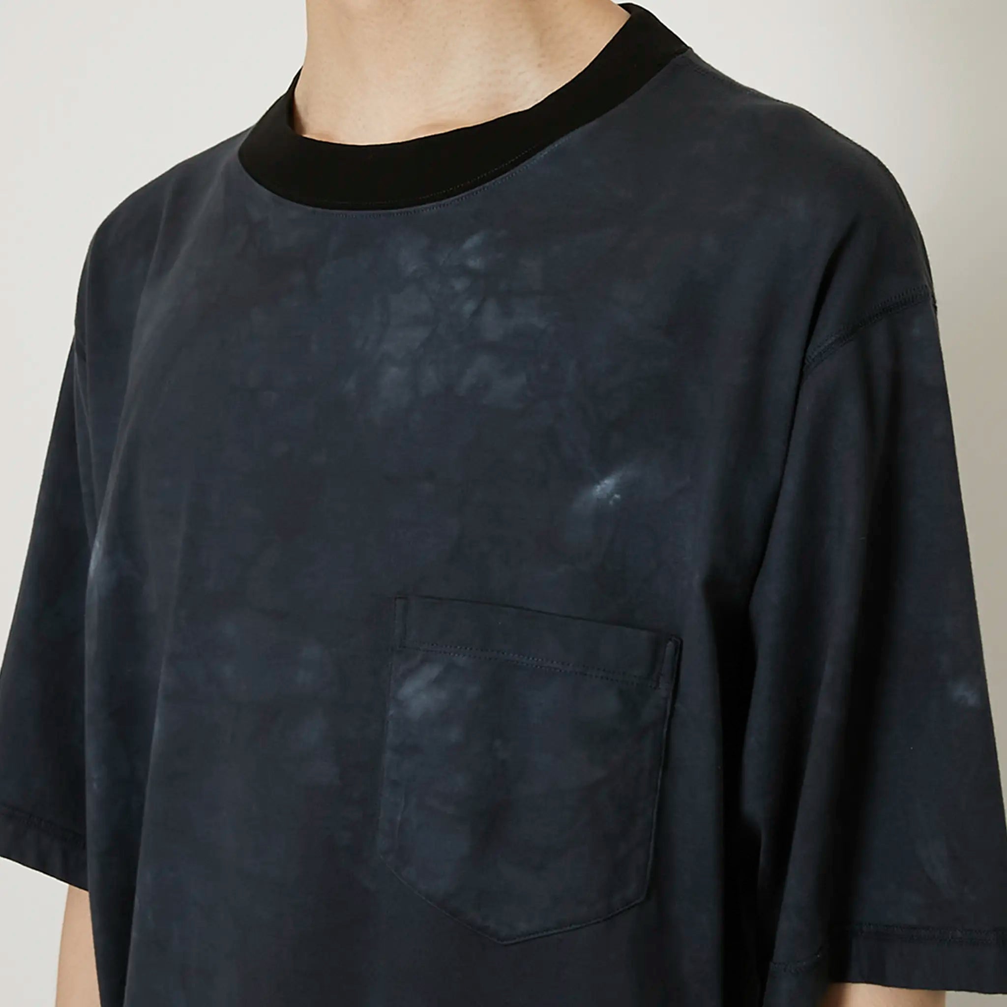 PRODUCT TWELVE "UNEVEN DYED CREWNECK T-SHIRT"