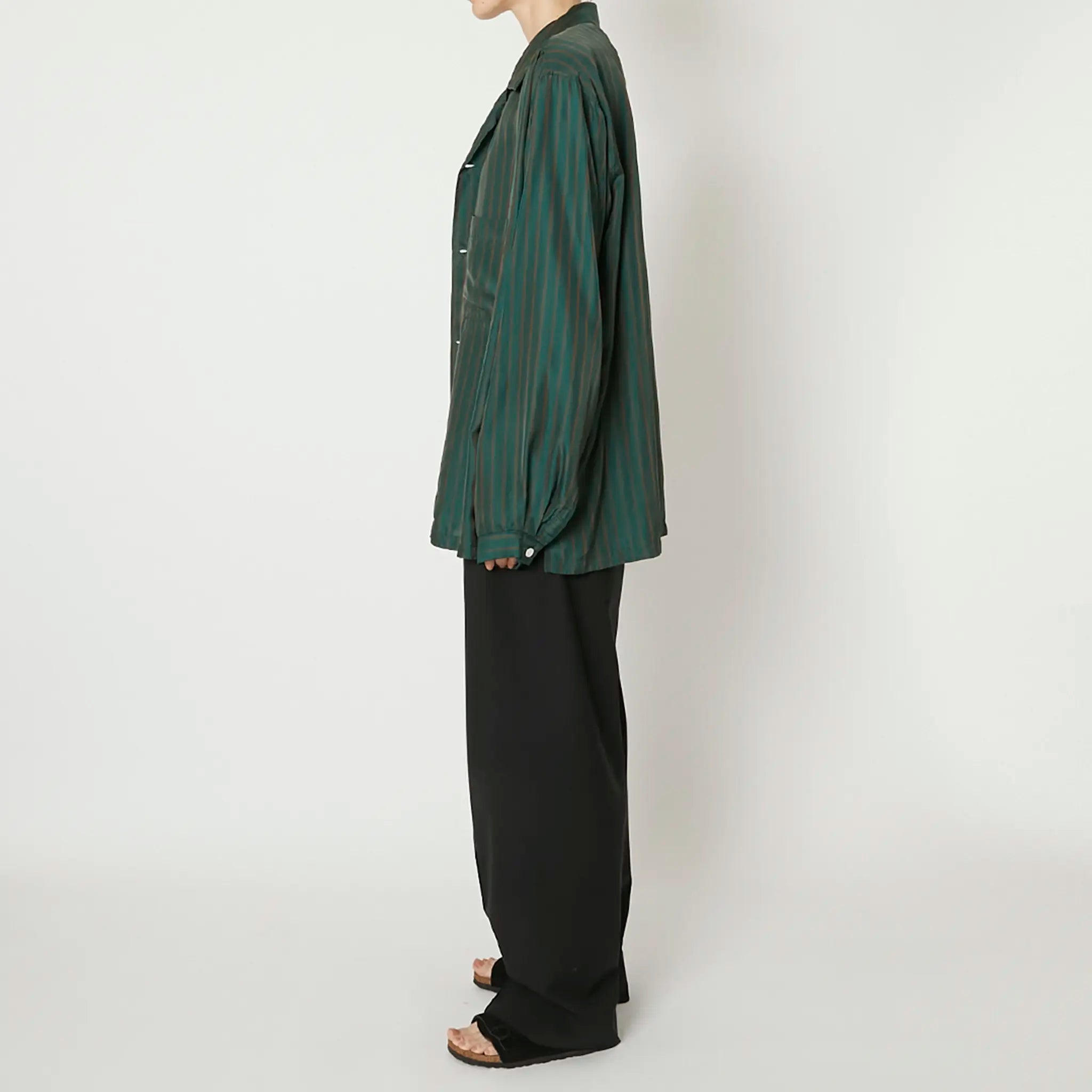 PRODUCT TWELVE ”CUPRA STRAIPE OPEN COLLAR SHIRT”