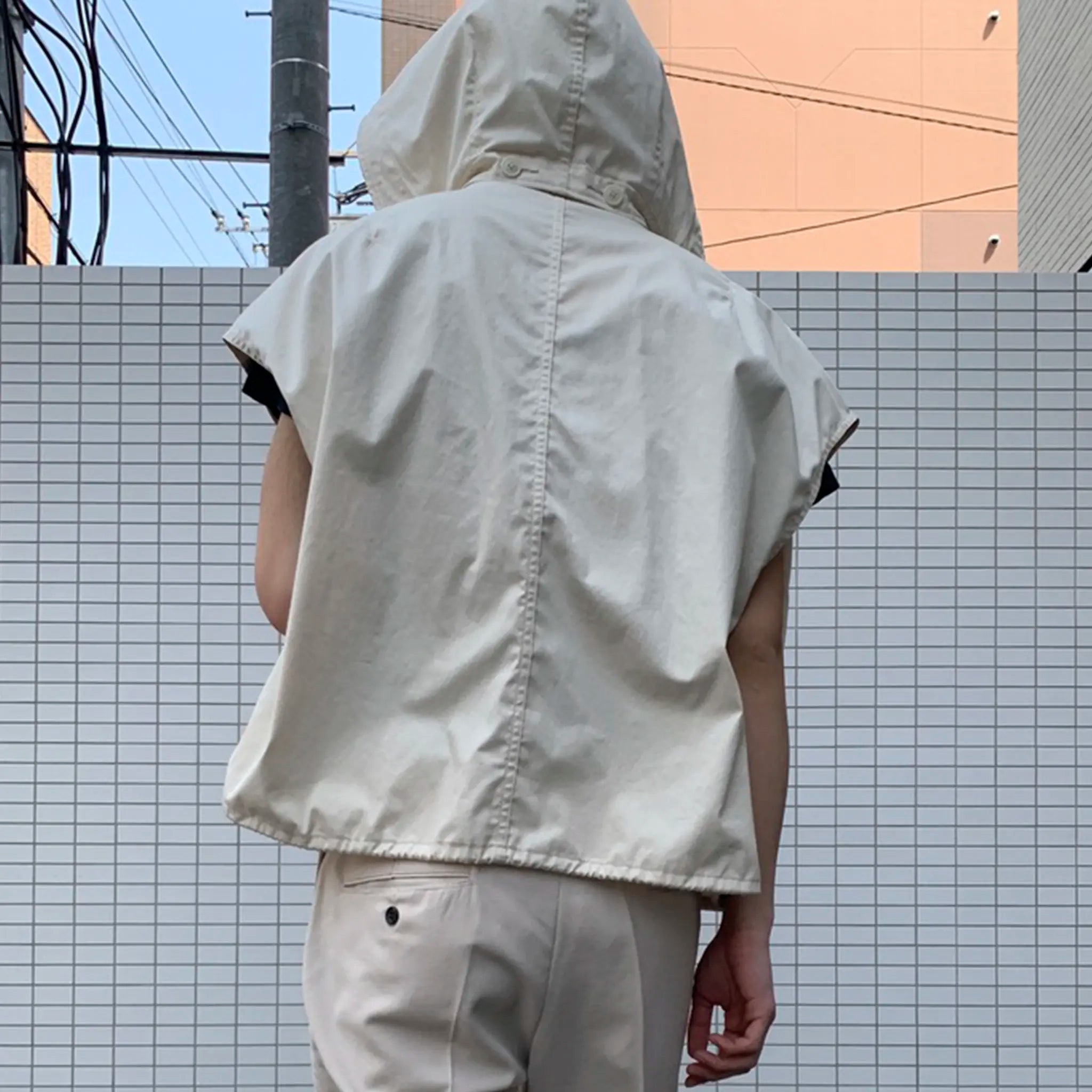 PRODUCT TWELVE "SHORT LENGTH HOODED VEST"