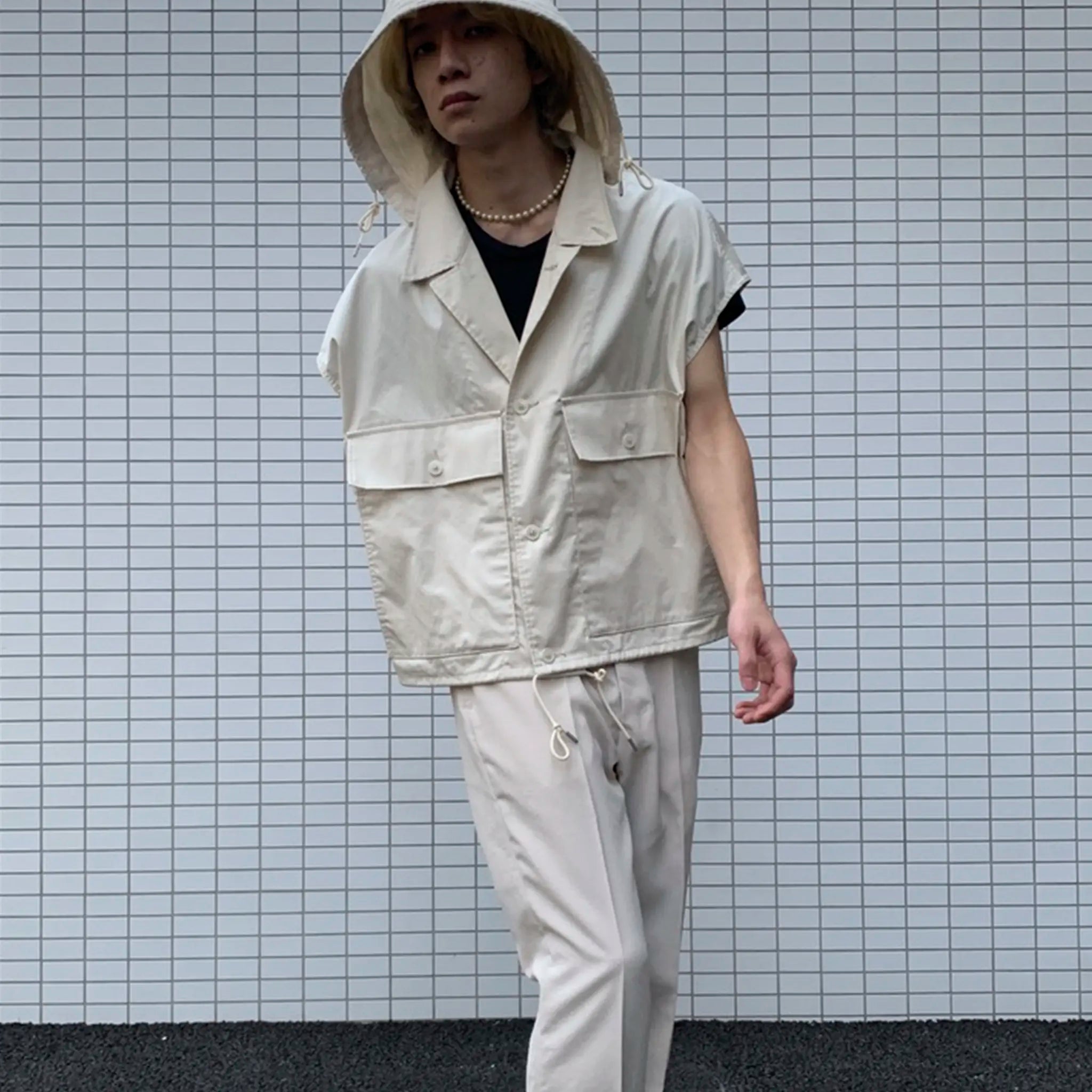 PRODUCT TWELVE "SHORT LENGTH HOODED VEST"