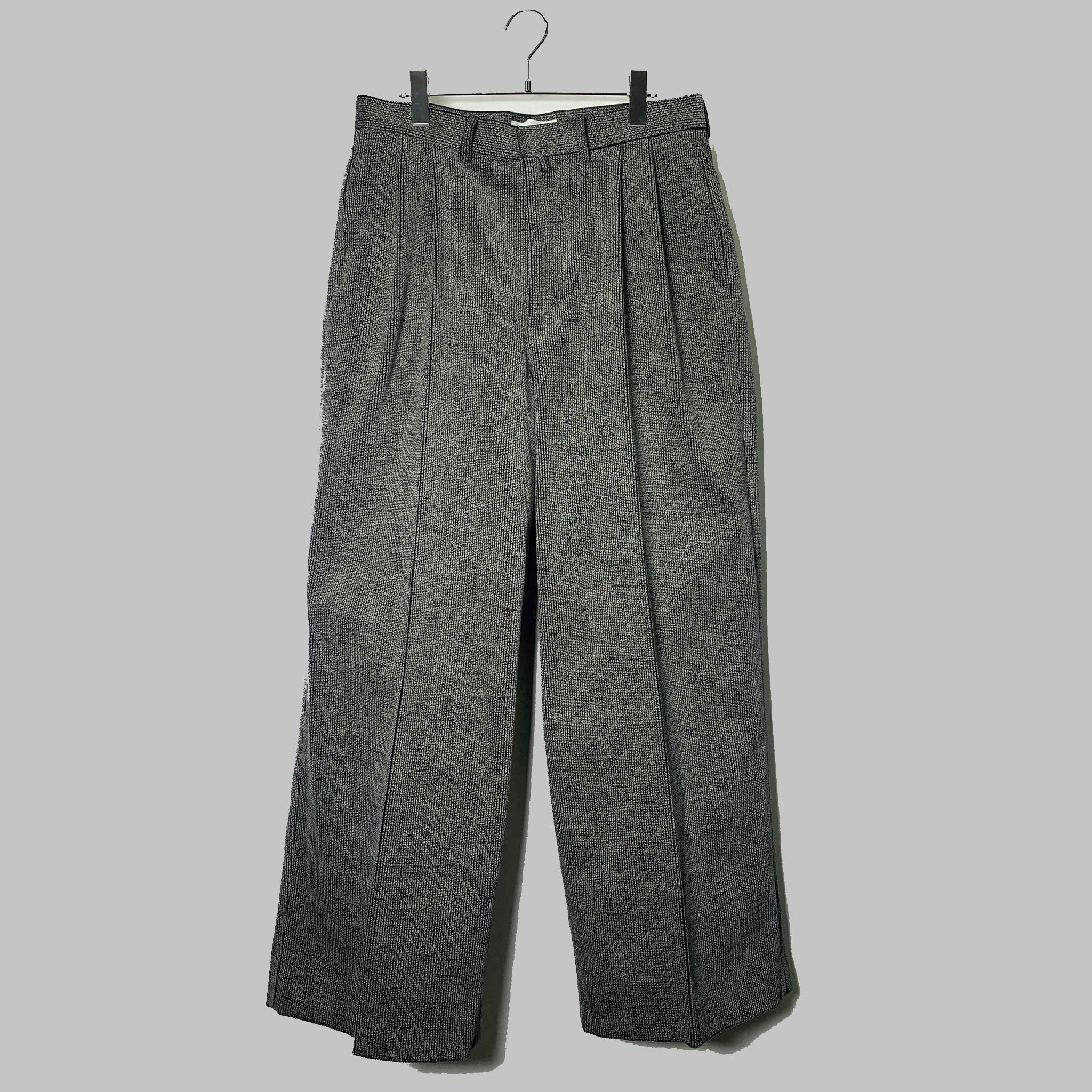 REVERBERATE "TACKED TROUSERS" ワイドタック トラウザー