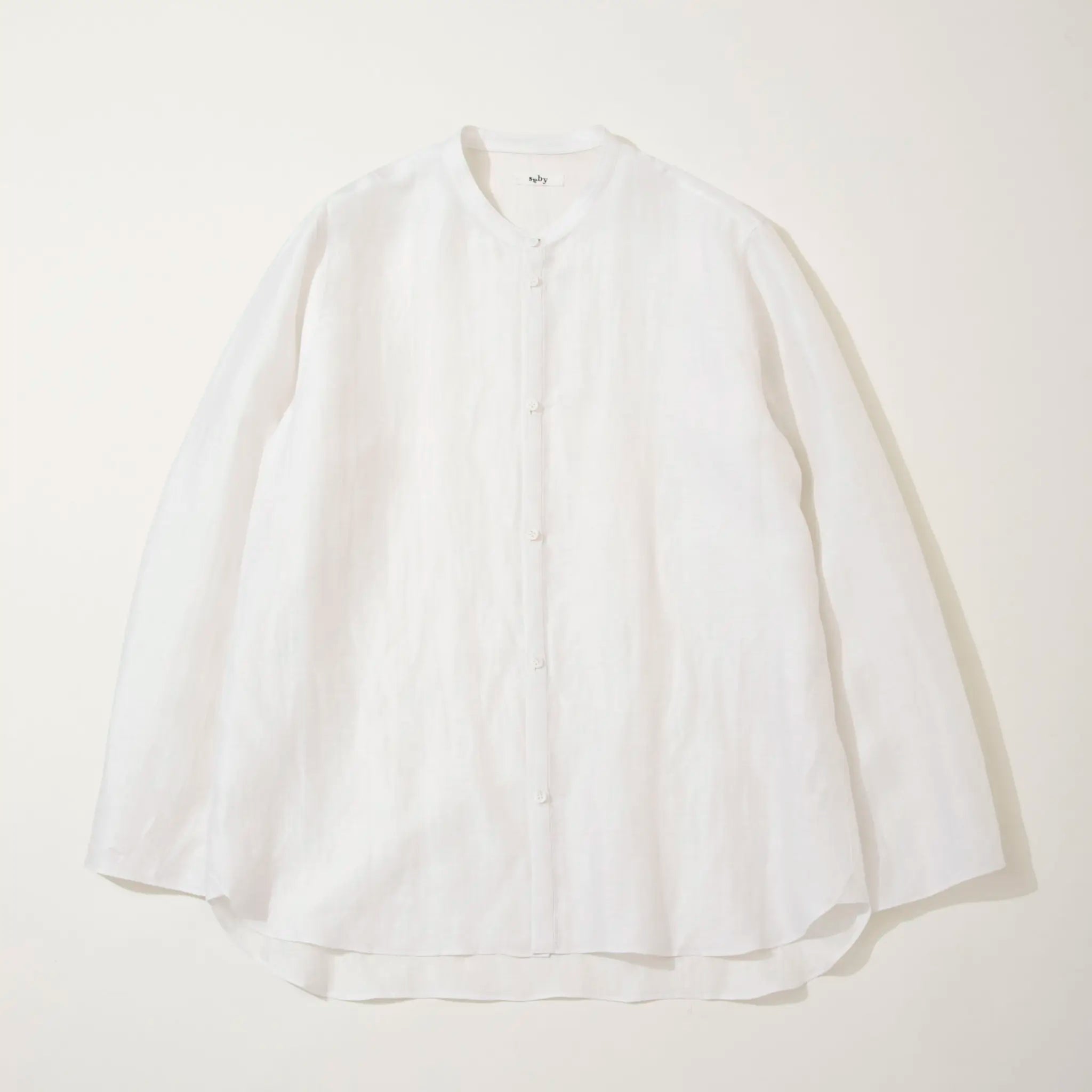 SABY "BAND COLLAR SHIRTS - Fabrica Tessuti Italy-"