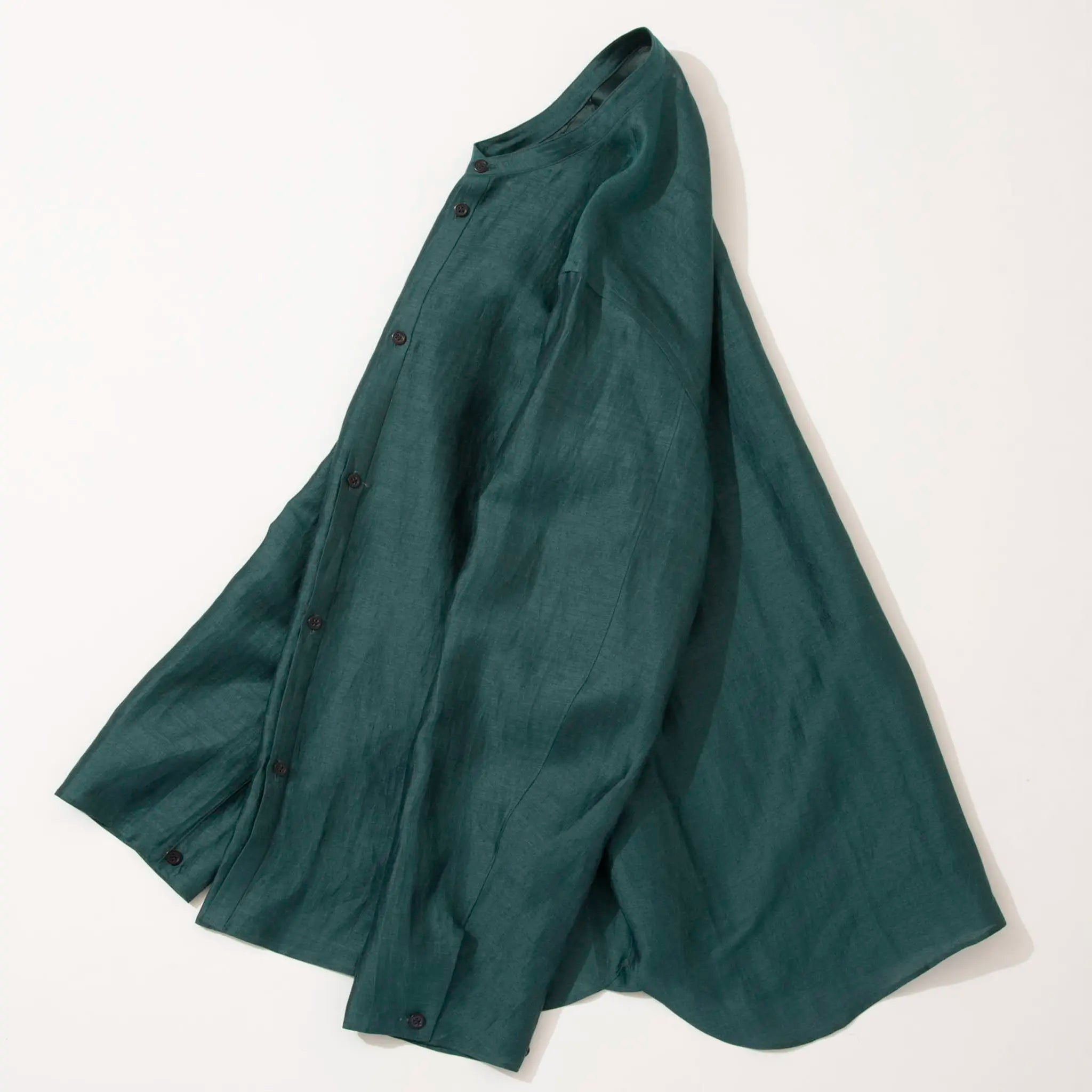 SABY "BAND COLLAR SHIRTS - Fabrica Tessuti Italy-"