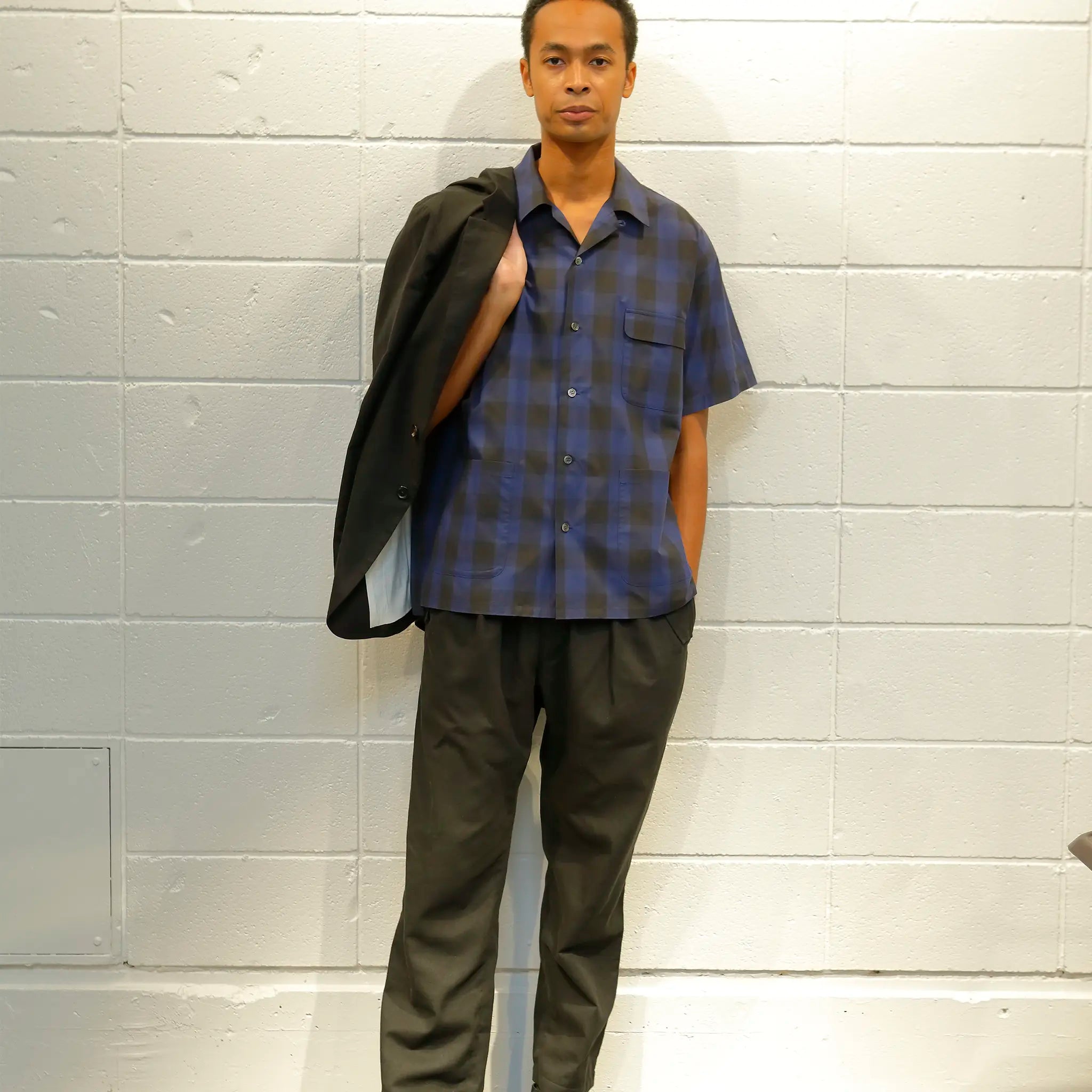 tieorNOT "VENICE OPEN COLLAR H/S SHIRT"
