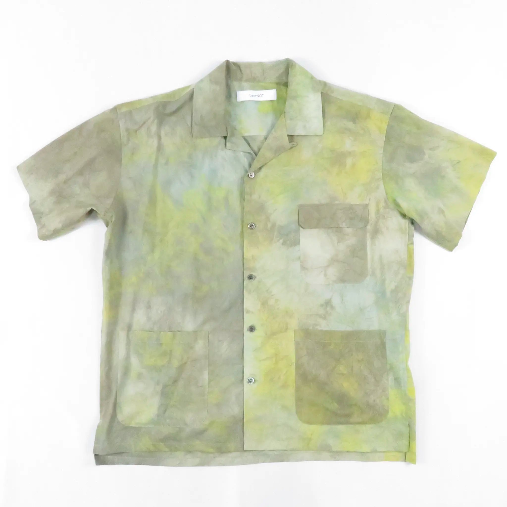tieorNOT "PSYCHE2 H/S OPEN COLLAR SHIRT"