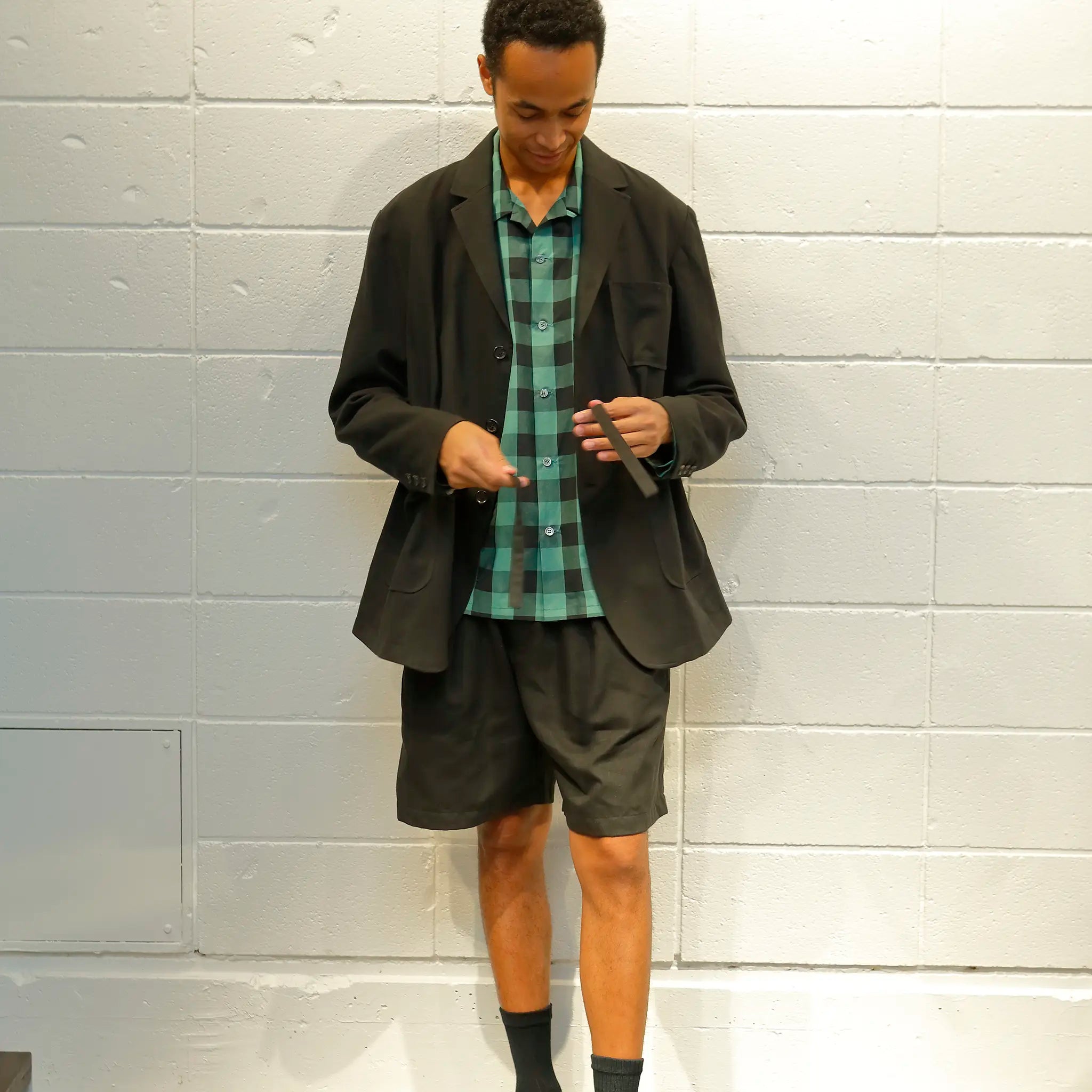 tieorNOT "VENICE OPEN COLLAR H/S SHIRT"