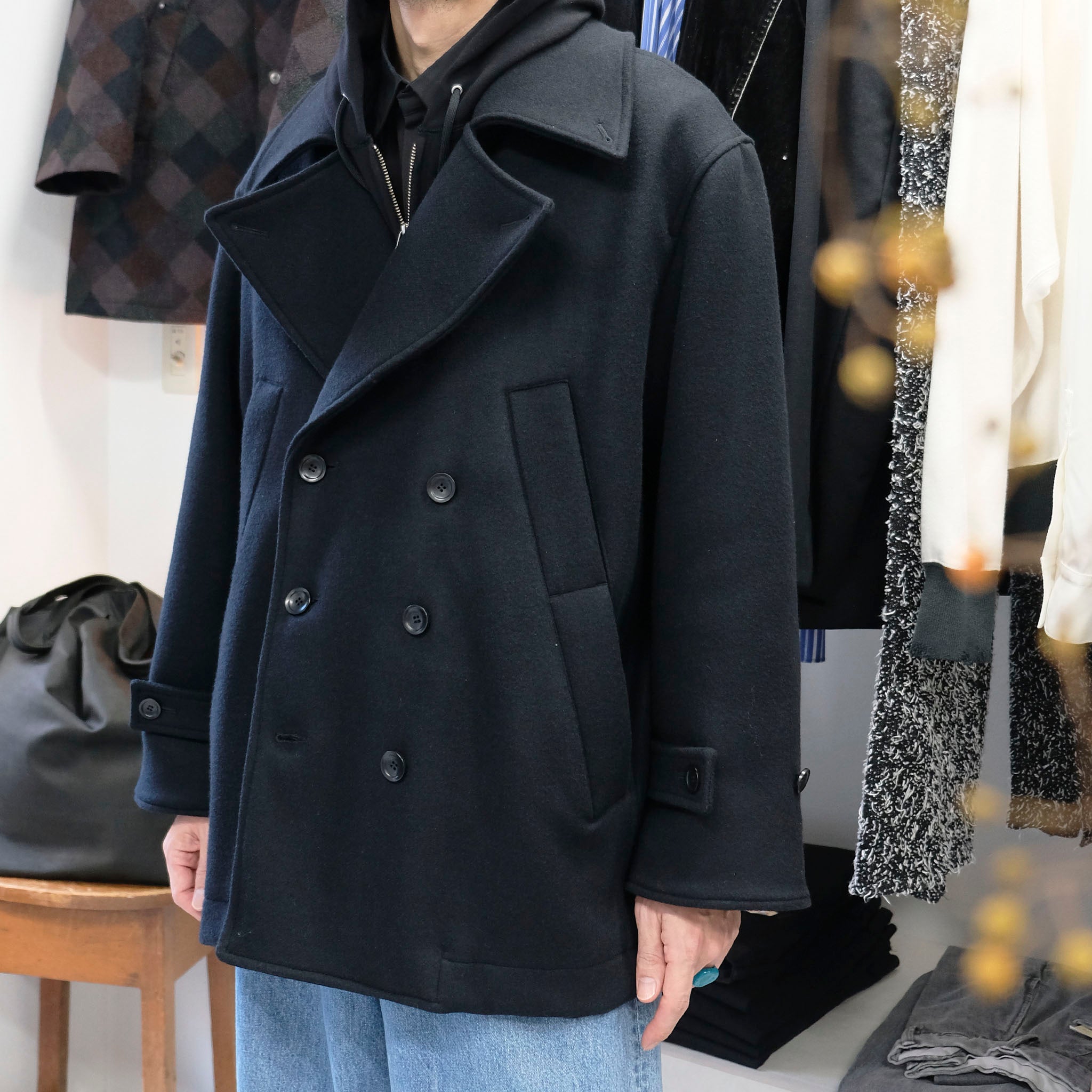 VOAAOV "DOUBLE MELTON PEA COAT" ダブル メルトン ピーコート
