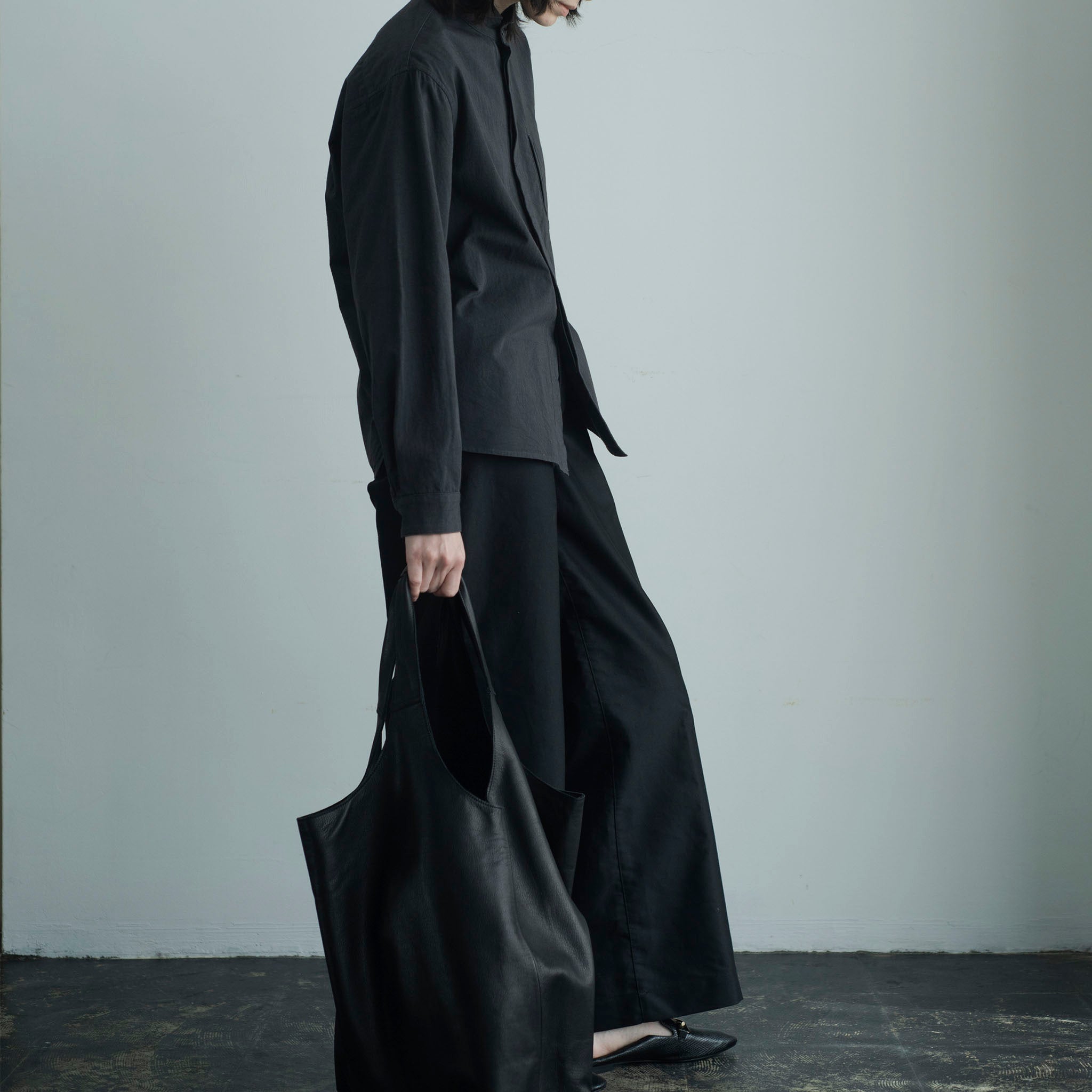 RYU "leather huge bag" カウレザー ショッピングバッグ