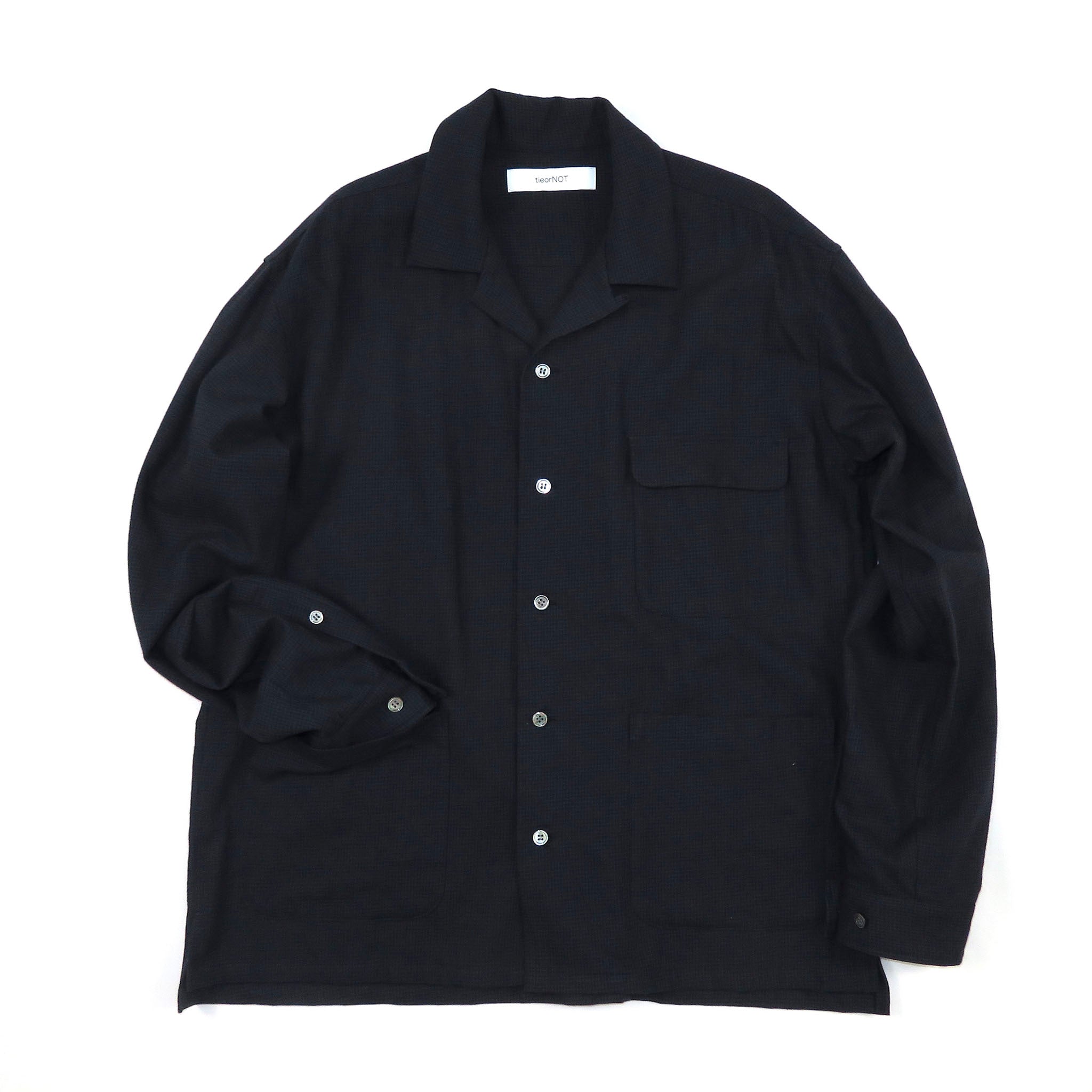 tieorNOT "HOUNDTOOTH FRANNEL SH"