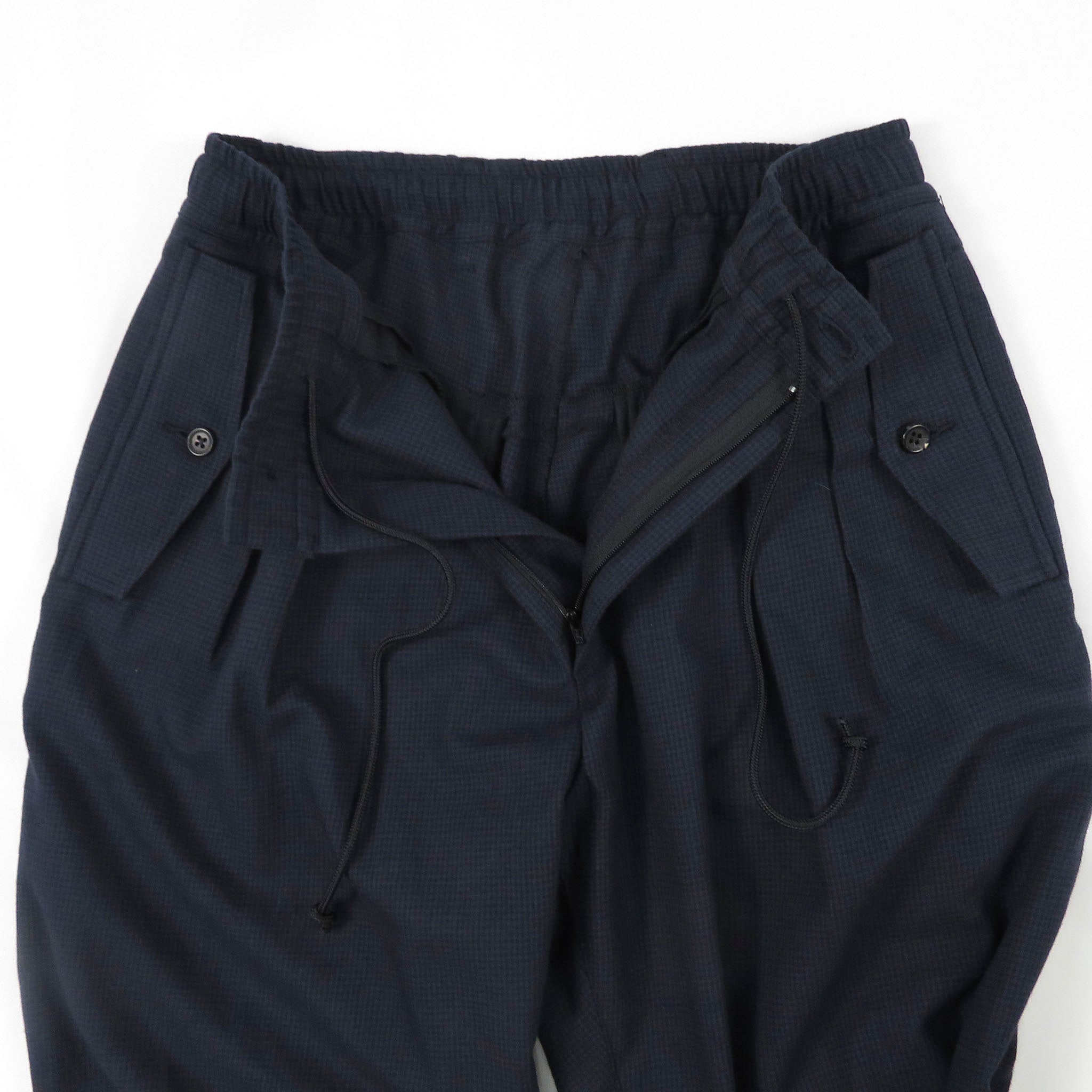 tieorNOT "HOUNDTOOTH FRANNEL TROUSERS"