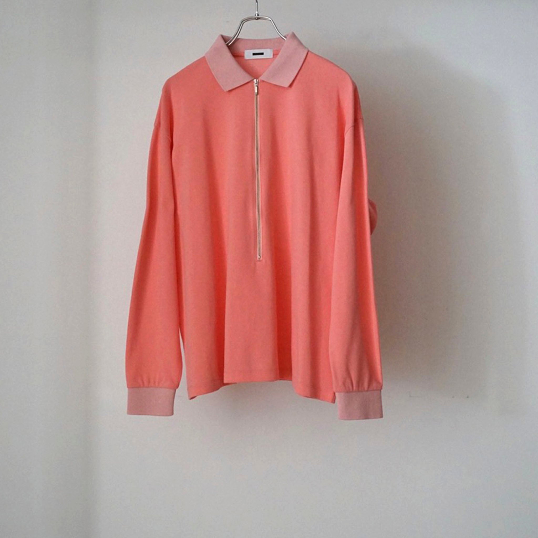 REVERBERATE "ZIP LONG SLEEVE POLO”