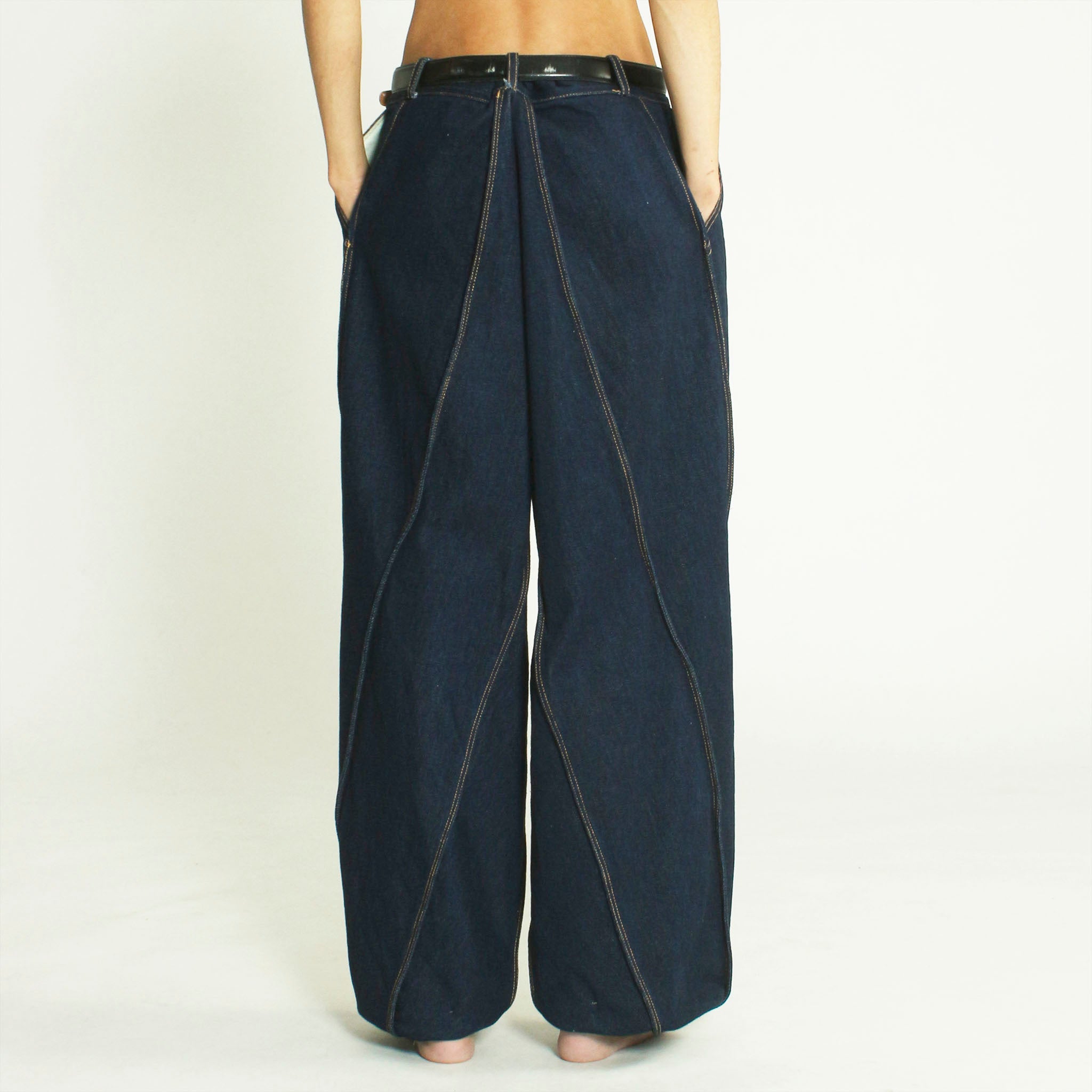 EITARO "twist denim pants at19"