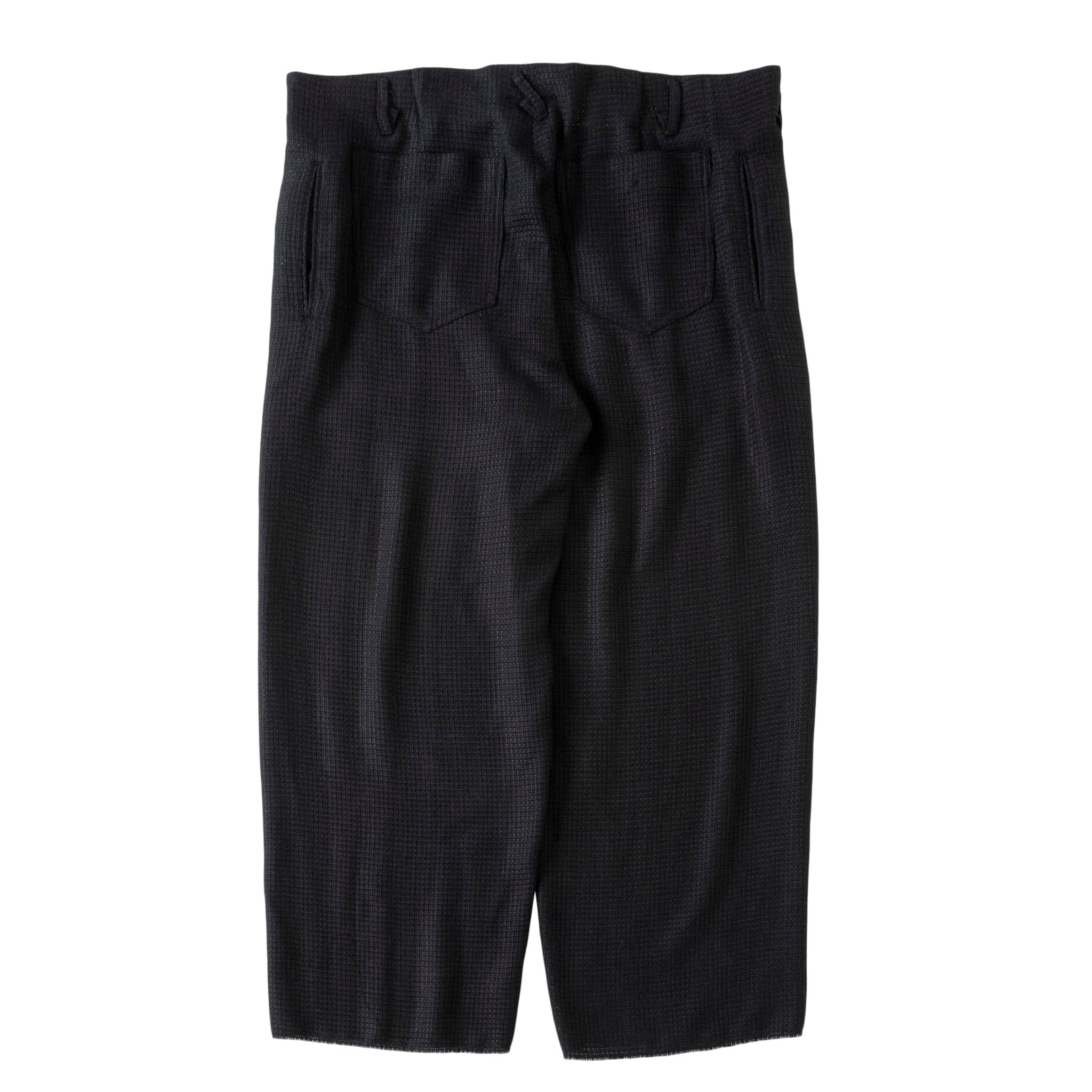 SABY "RAP PANTS TYPE TUCK BAGGY - Rayon Linen Mesh Fab -" メッシュ バギースラックス