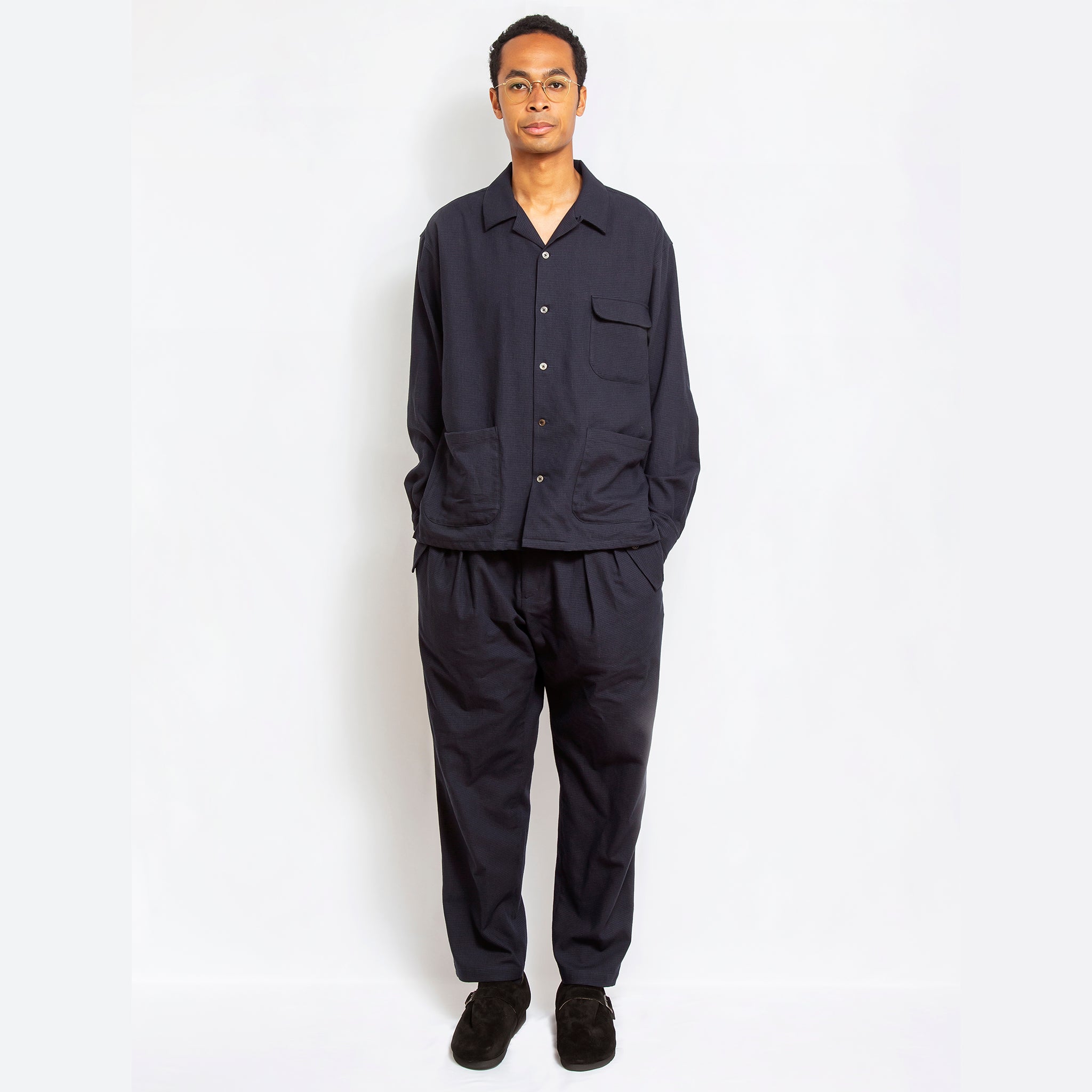 tieorNOT "HOUNDTOOTH FRANNEL SH"