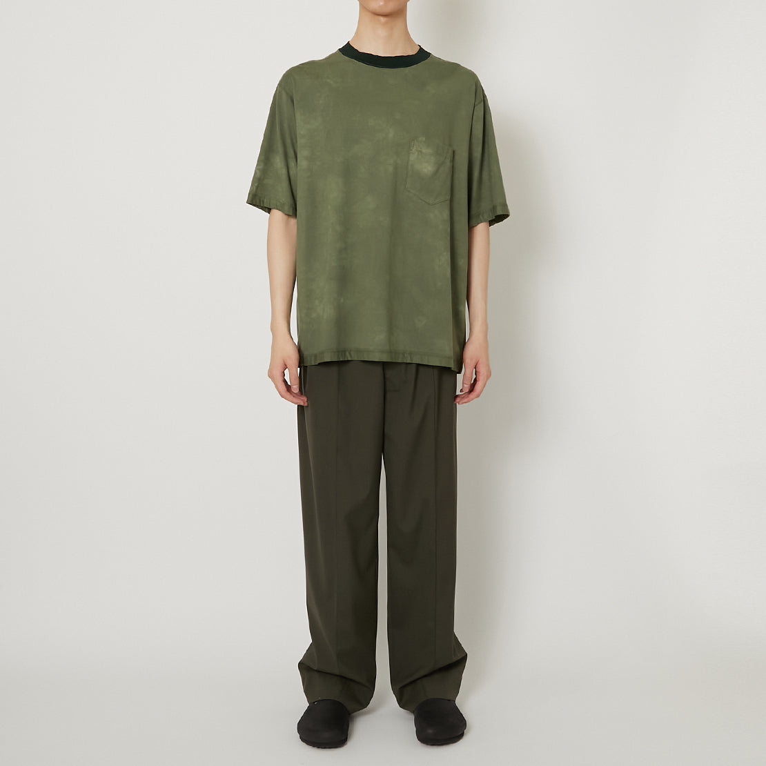 PRODUCT TWELVE "UNEVEN DYED CREWNECK T-SHIRT"