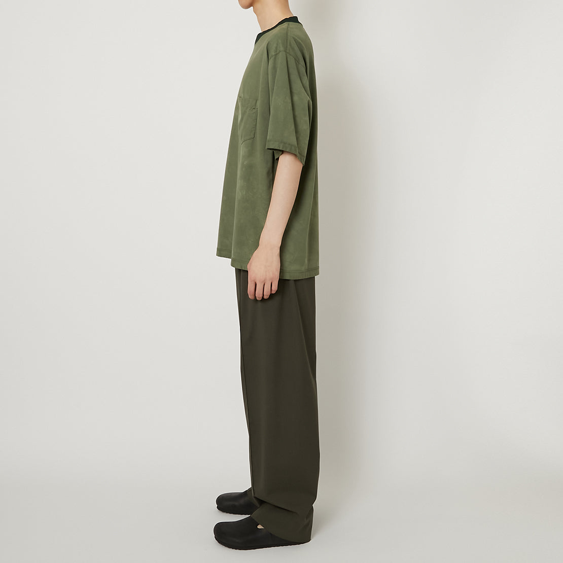 PRODUCT TWELVE "UNEVEN DYED CREWNECK T-SHIRT"