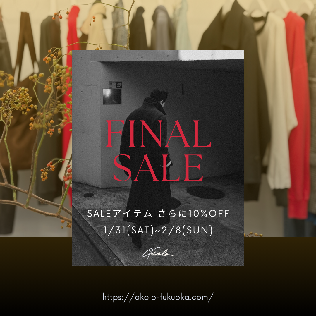 FINAL SALE 2025AW