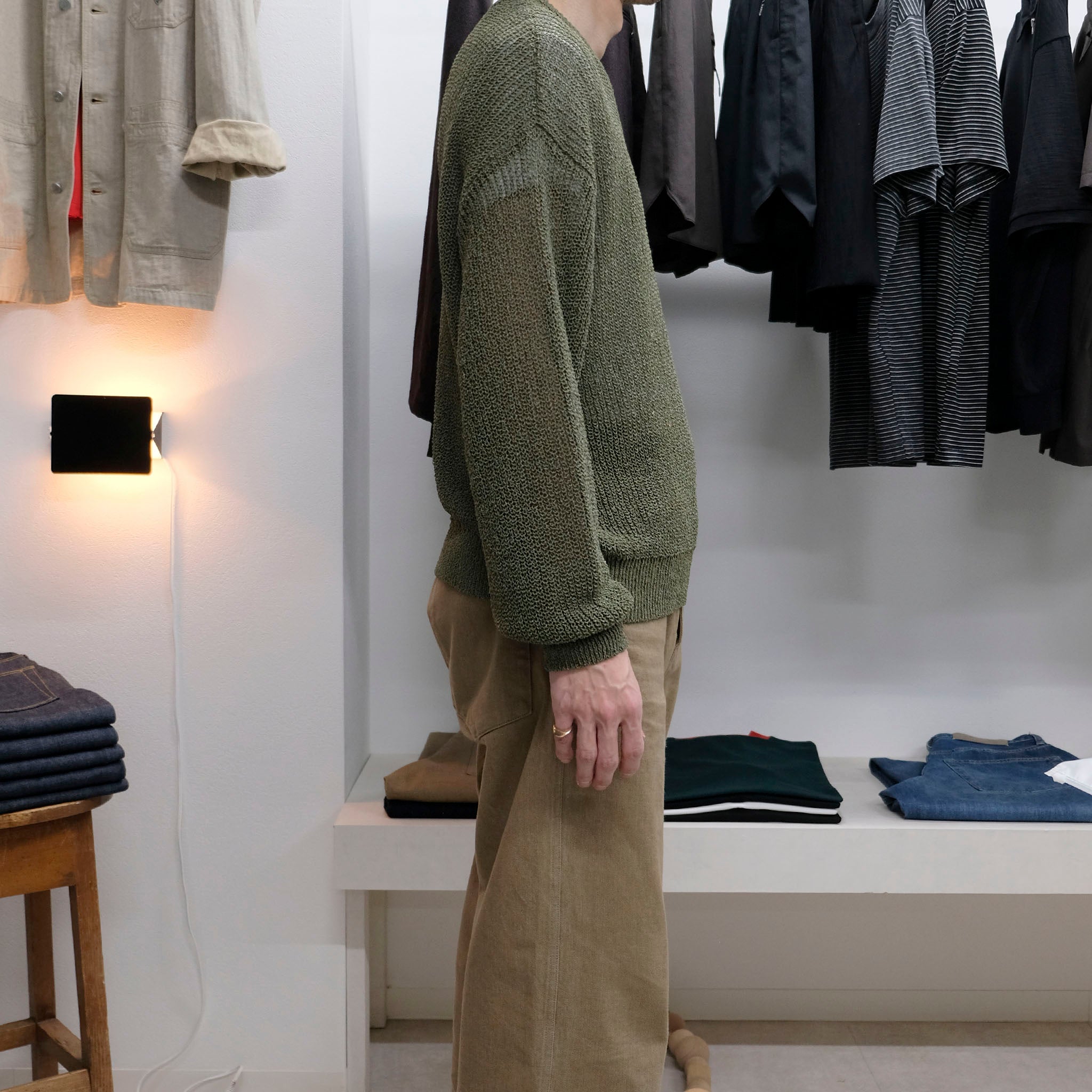 ENCOMING (インカミング) / KNITTED SWEAT JUMPER