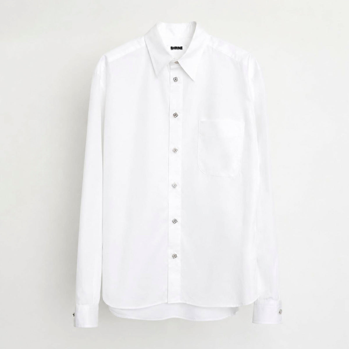 SHRINE（シュライン）/ STONE BUTTON SHIRT ストーンボタンシャツ