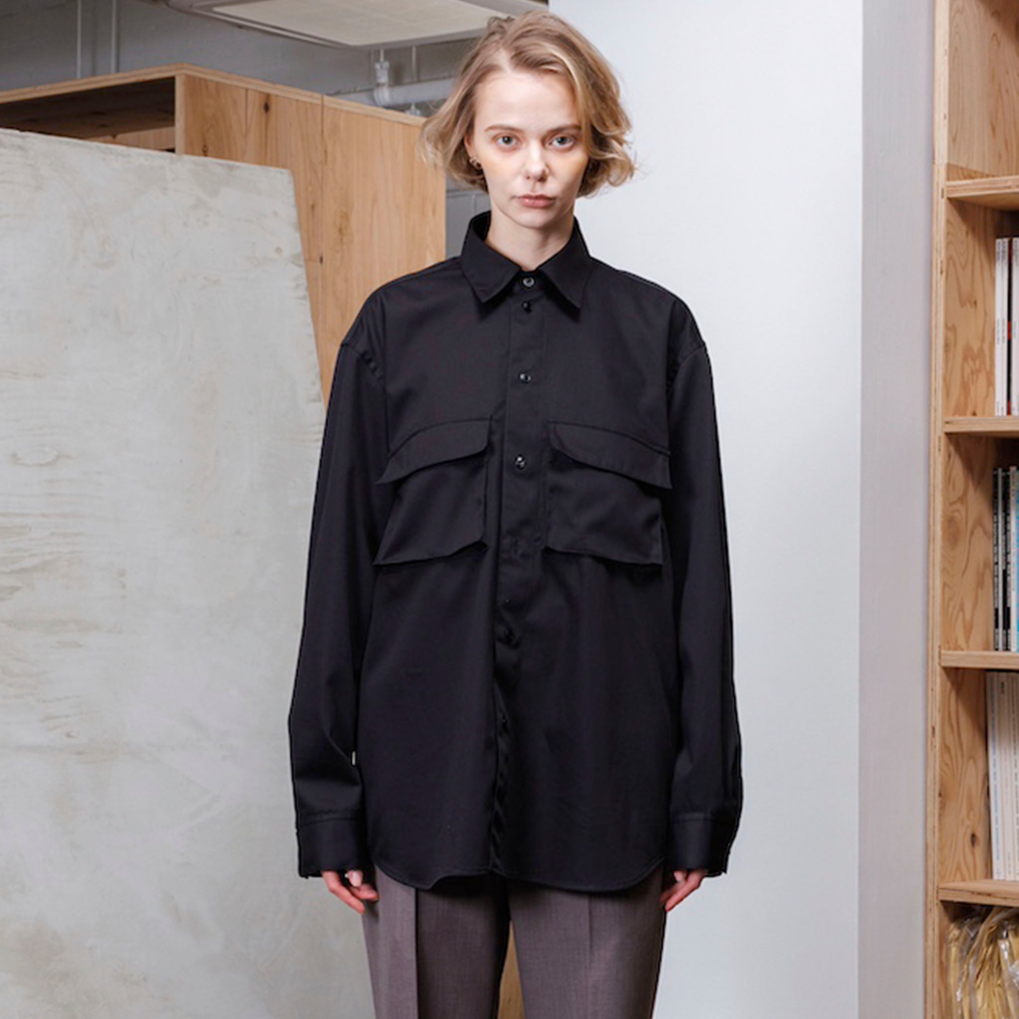 VOAAOV "COTTON TWILL WORK SHIRT" コットンツイル ワークシャツジャケット