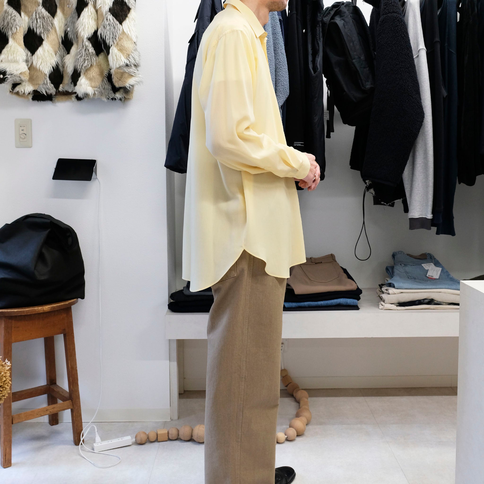 ENCOMING "CLASSIC LONG SLEEVE SHIRT" ロングスリーブシャツ