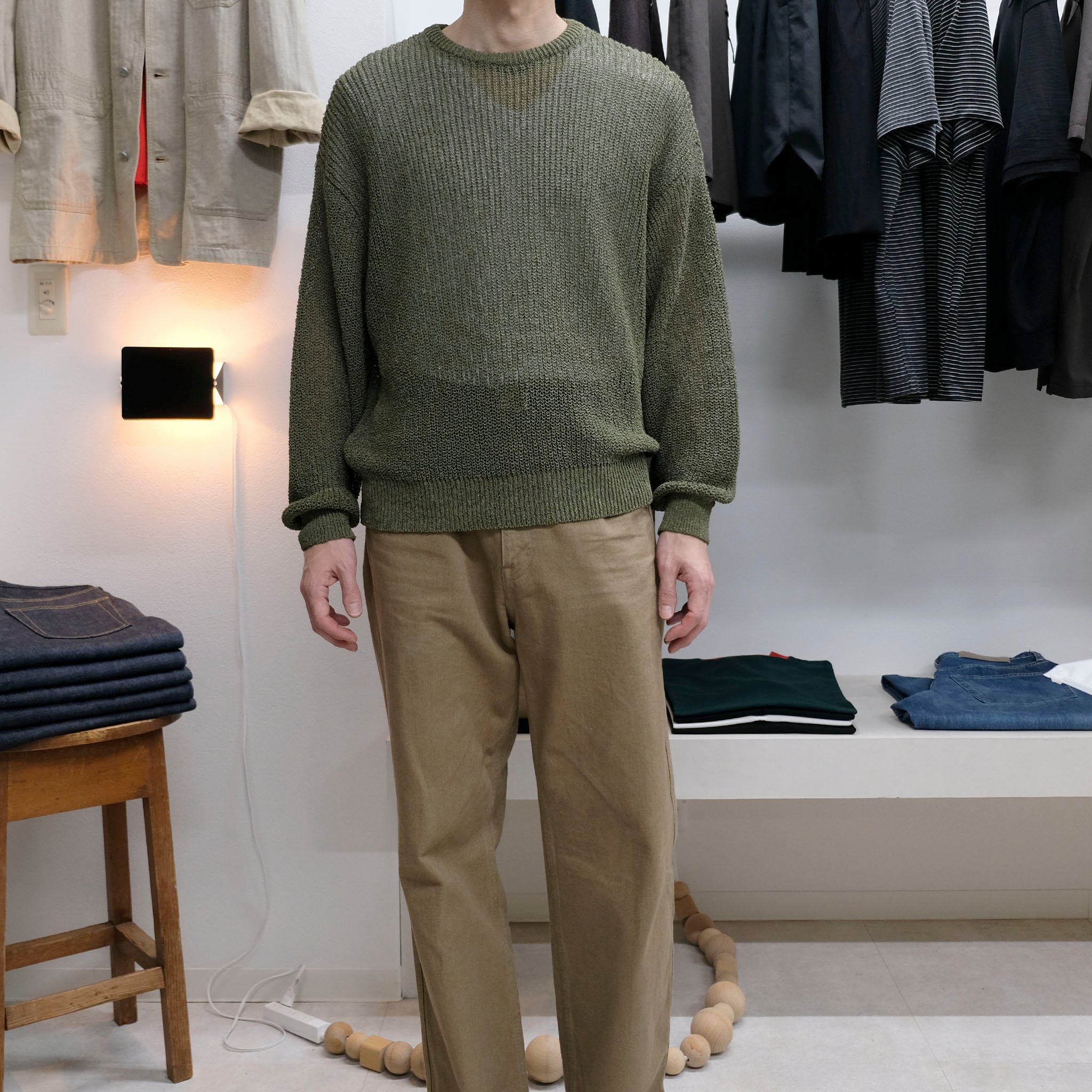 ENCOMING (インカミング) / KNITTED SWEAT JUMPER