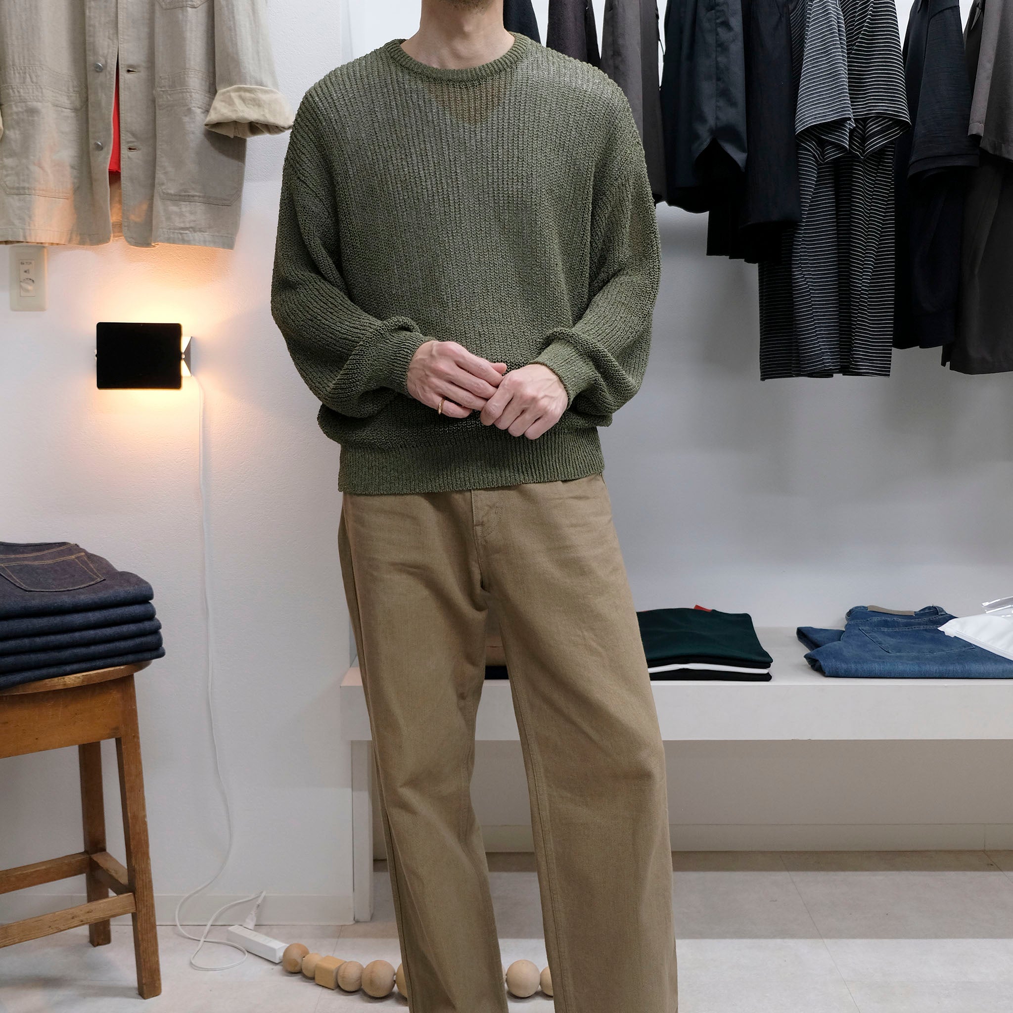 ENCOMING (インカミング) / KNITTED SWEAT JUMPER