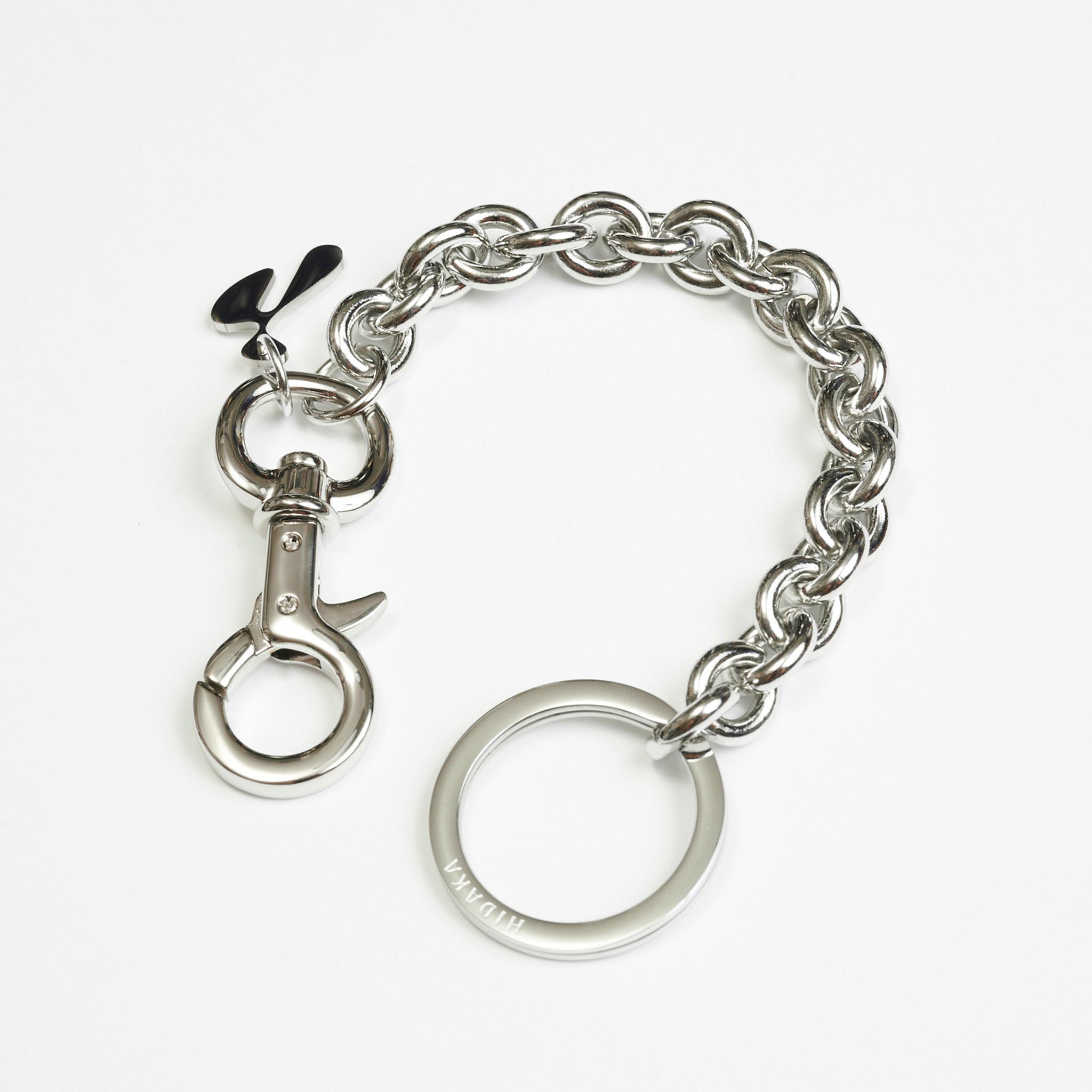 HIDAKA "CLOG OVAL BRACELET" オーバル ブレスレット キーチェーン