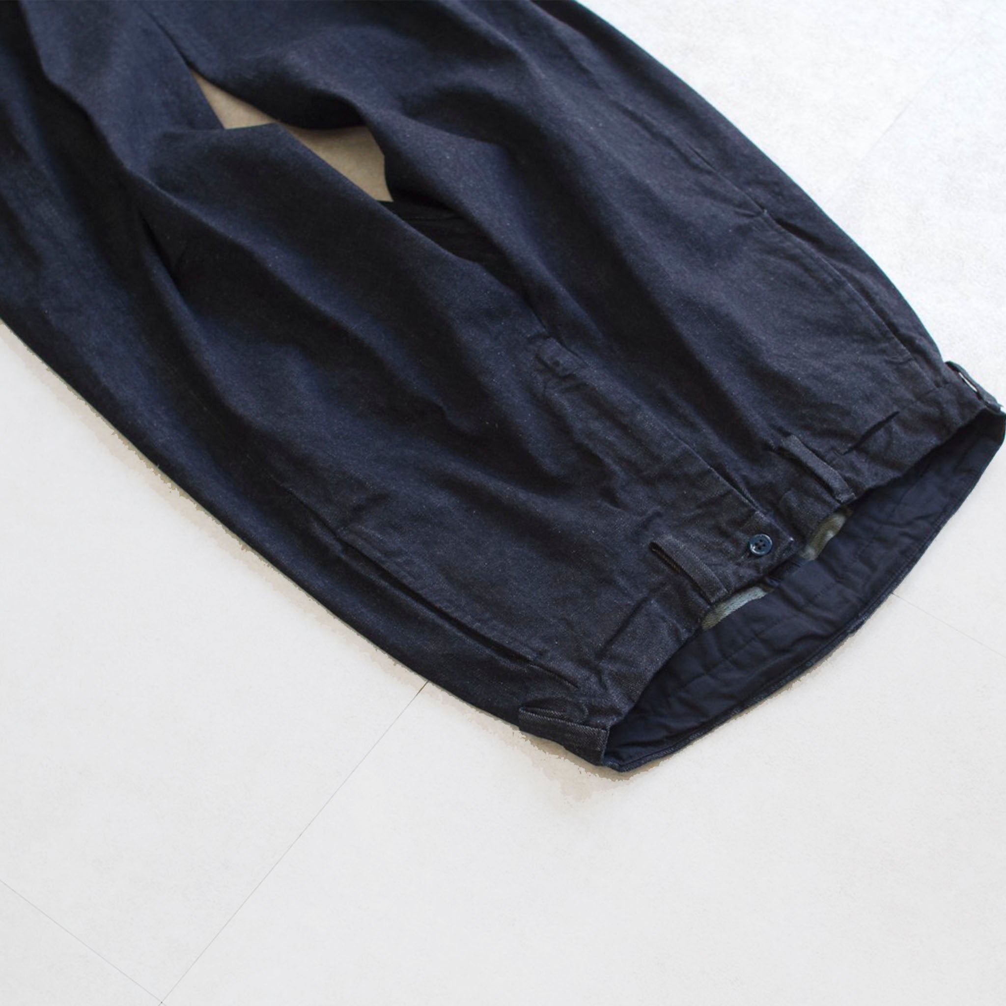 OKOLO (オコロ) / SIMONS JEANS BLUE ジンバブエコットン デニムトラウザーパンツ