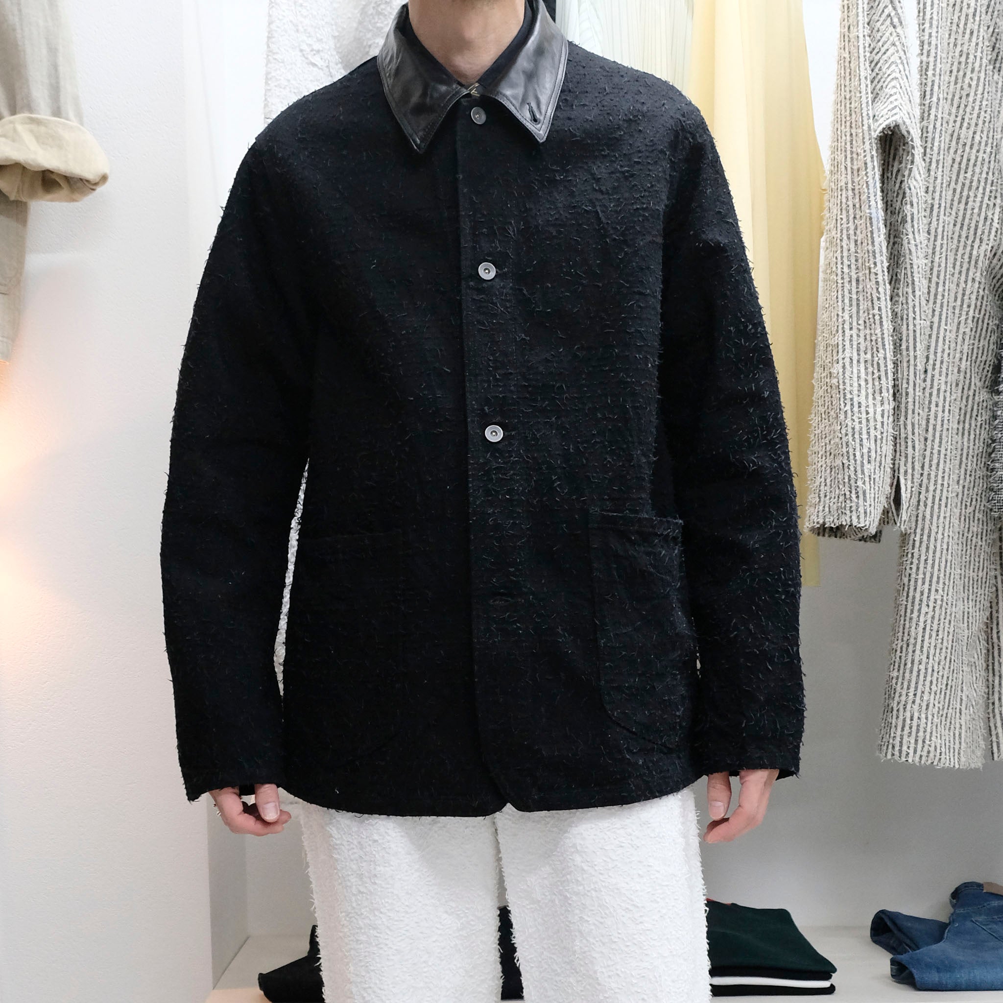 SABY (サバイ) / WORKERS JACKET TYPE TWO POCKET - 12oz Needle Work Denim - ニードルワークカバーオール