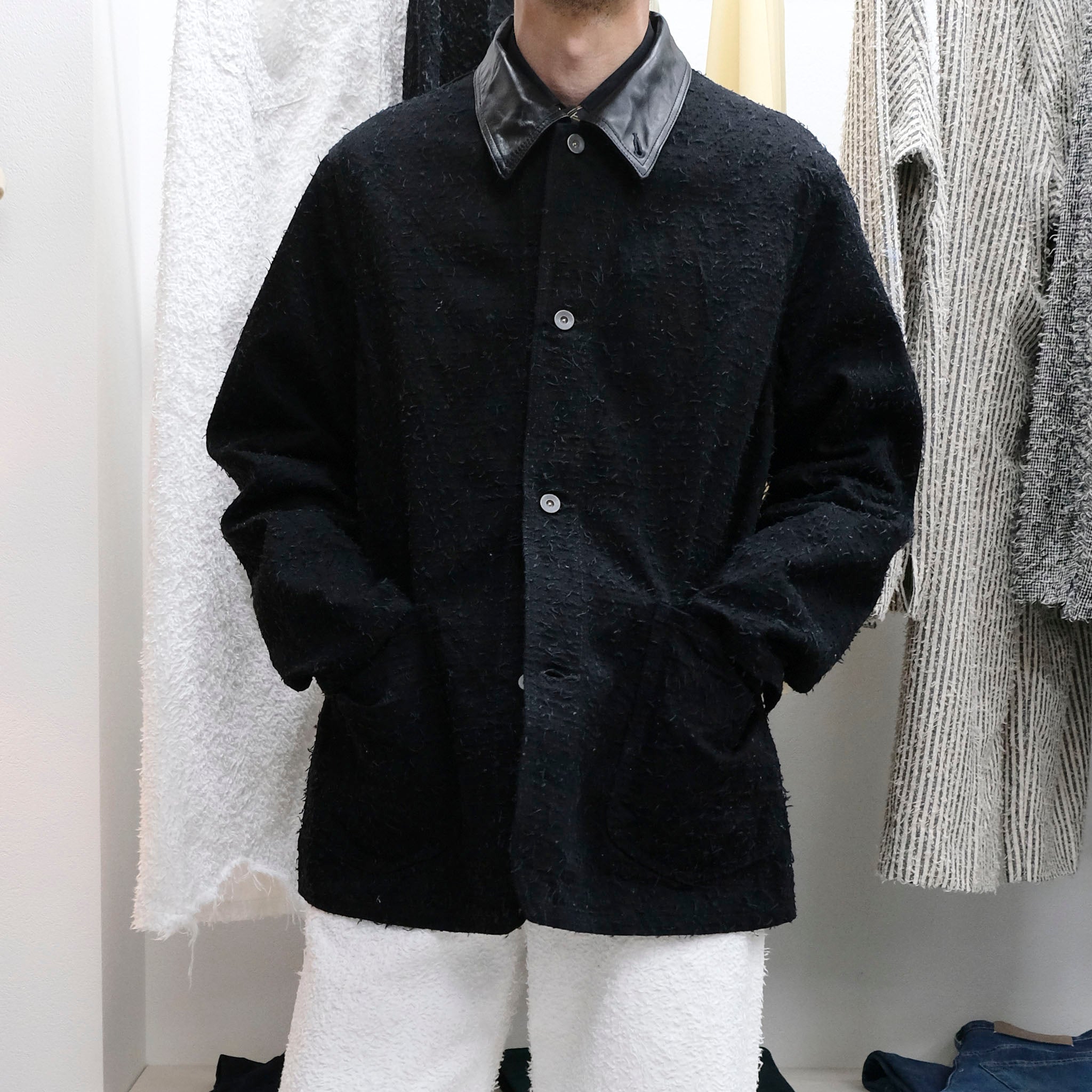 SABY (サバイ) / WORKERS JACKET TYPE TWO POCKET - 12oz Needle Work Denim - ニードルワークカバーオール