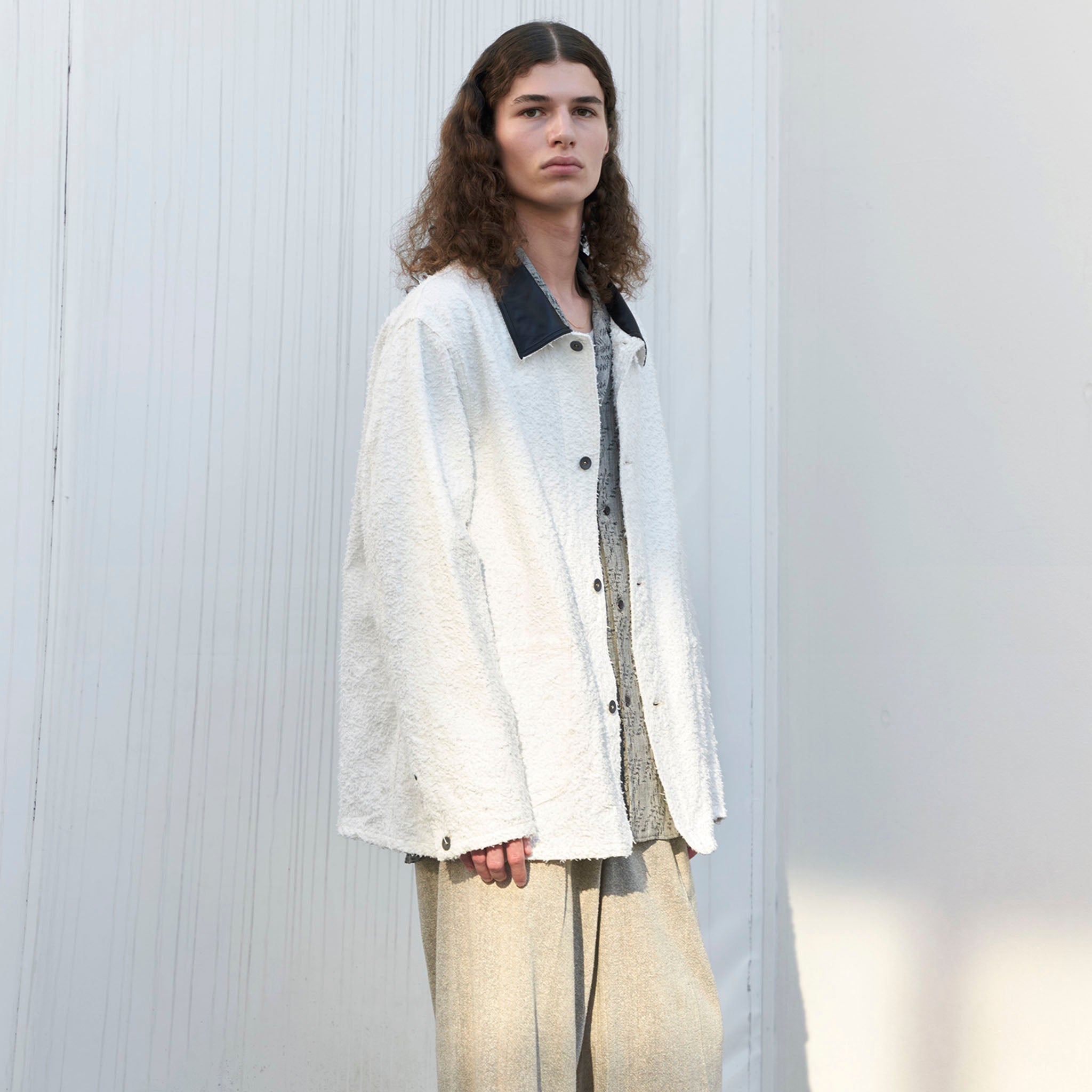 SABY (サバイ) / WORKERS JACKET TYPE TWO POCKET - 12oz Needle Work Denim - ニードルワークカバーオール