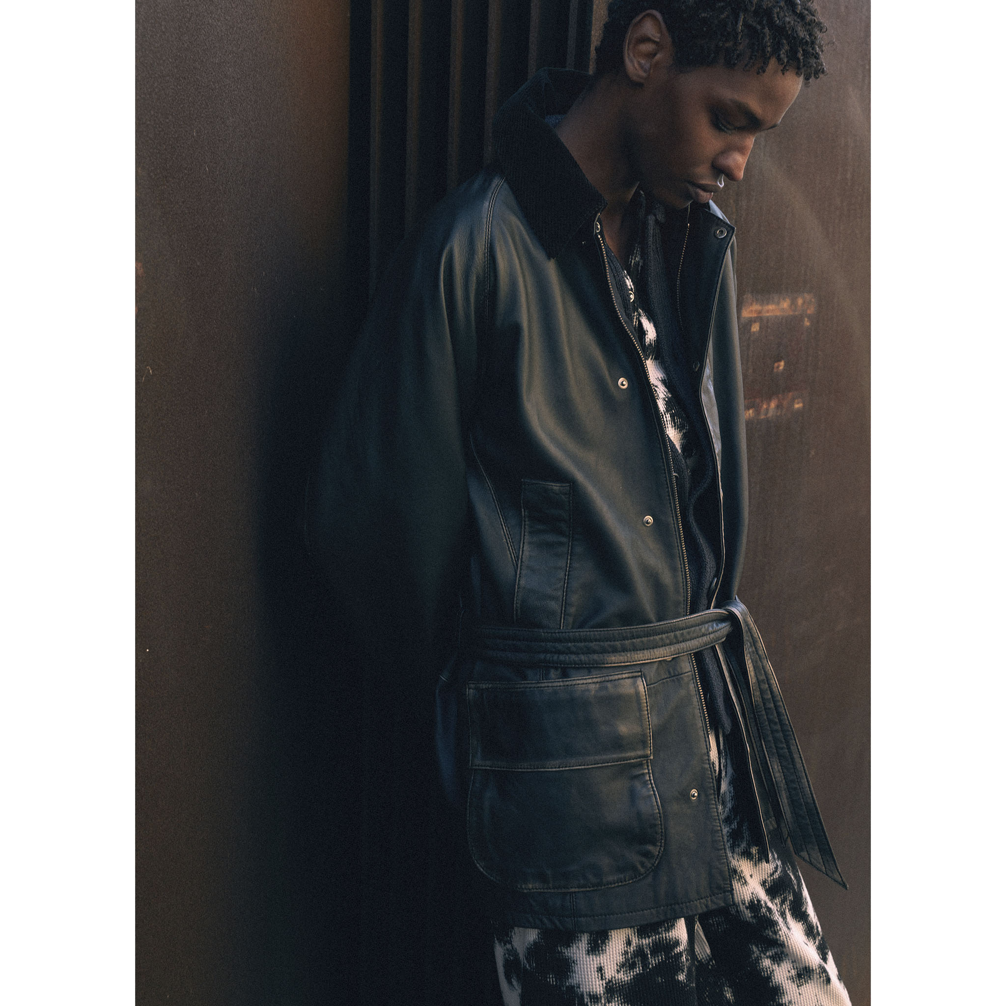 SABY "WAFFLE EASY PANTS- Smog Dyed -" ワッフル イージーパンツ