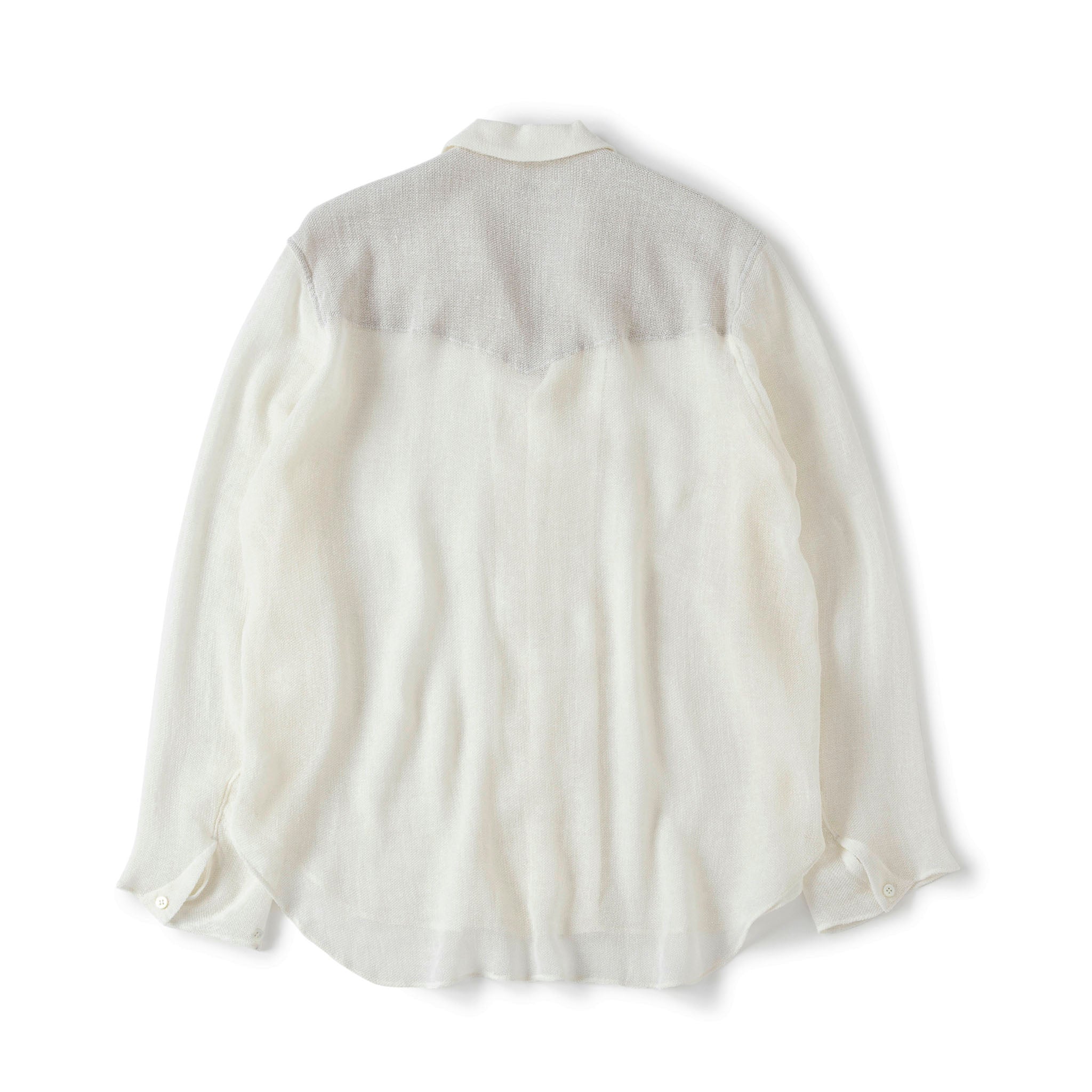 SABY (サバイ) / LAPEL SHIRTS - Bishu Japan Rayon Linen leno weave FAB -