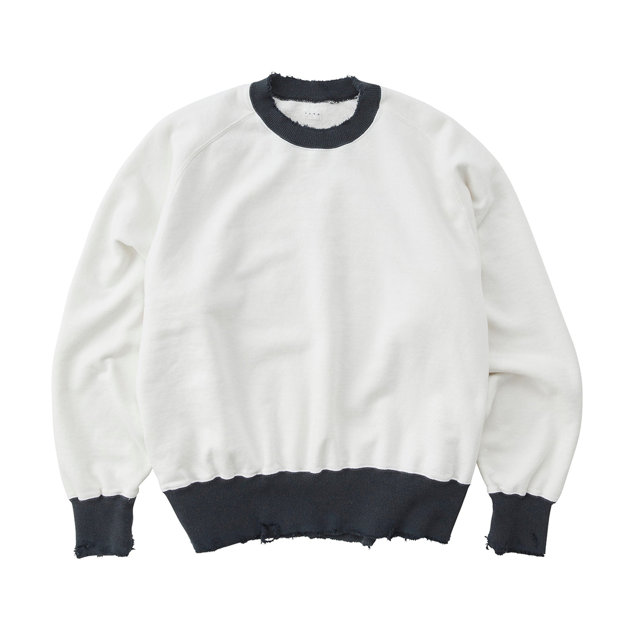 KURO "FREEDOM SLEEVE CREW NECK SWEAT" フリーダムスリーブ クルーネックスウェット